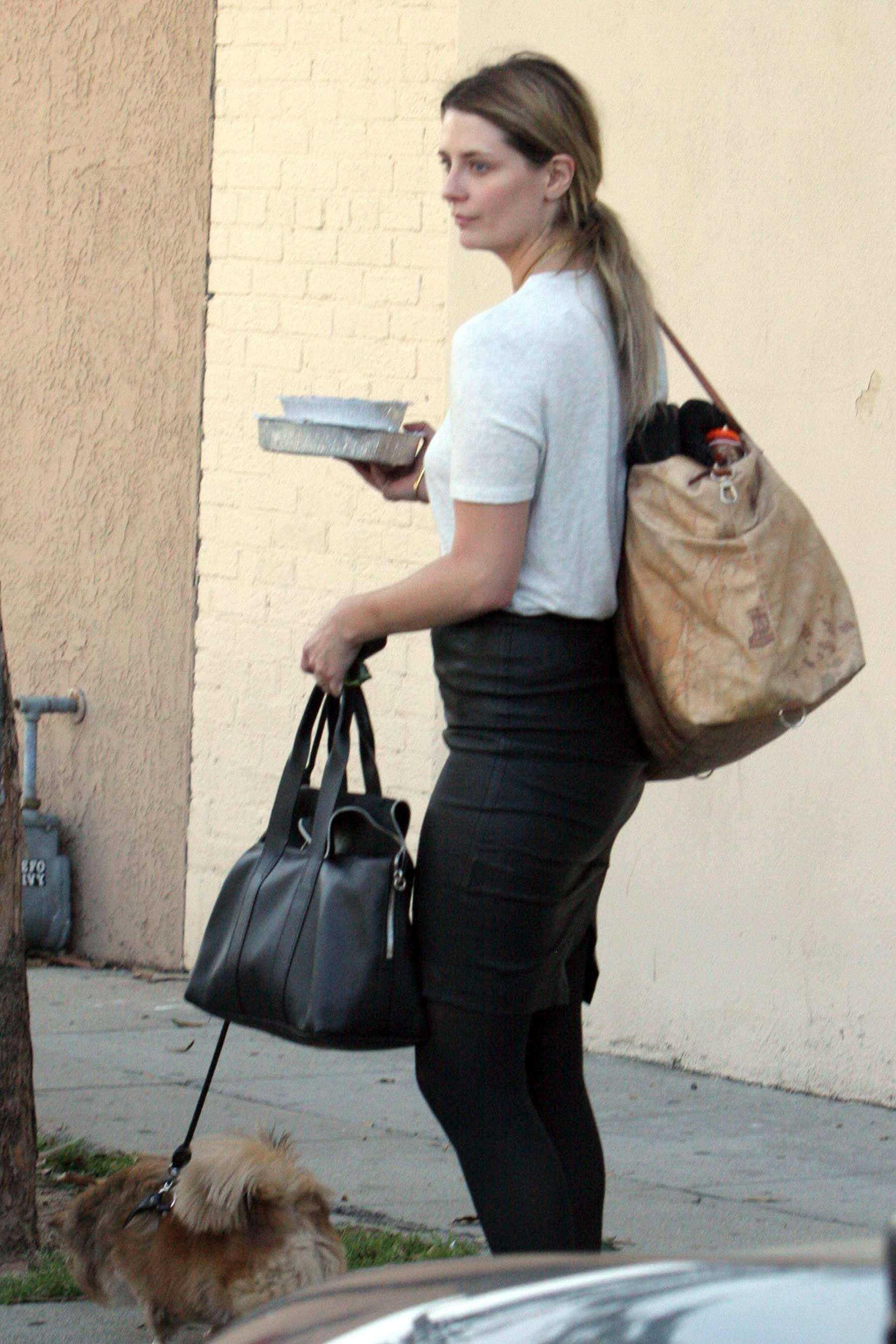 Mischa Barton leaving DWTS practise Hollywood