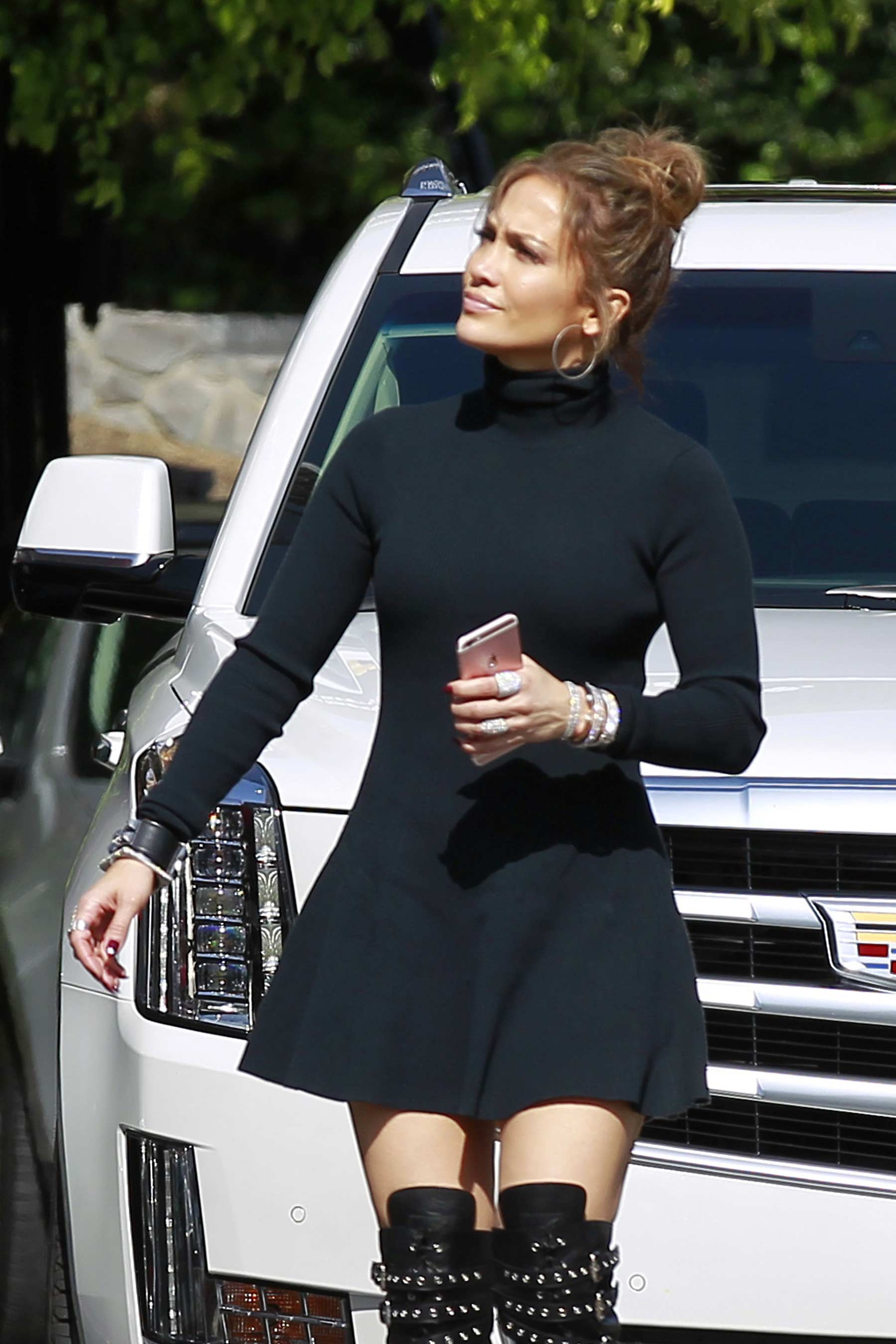 Jennifer Lopez out in West Hollywood