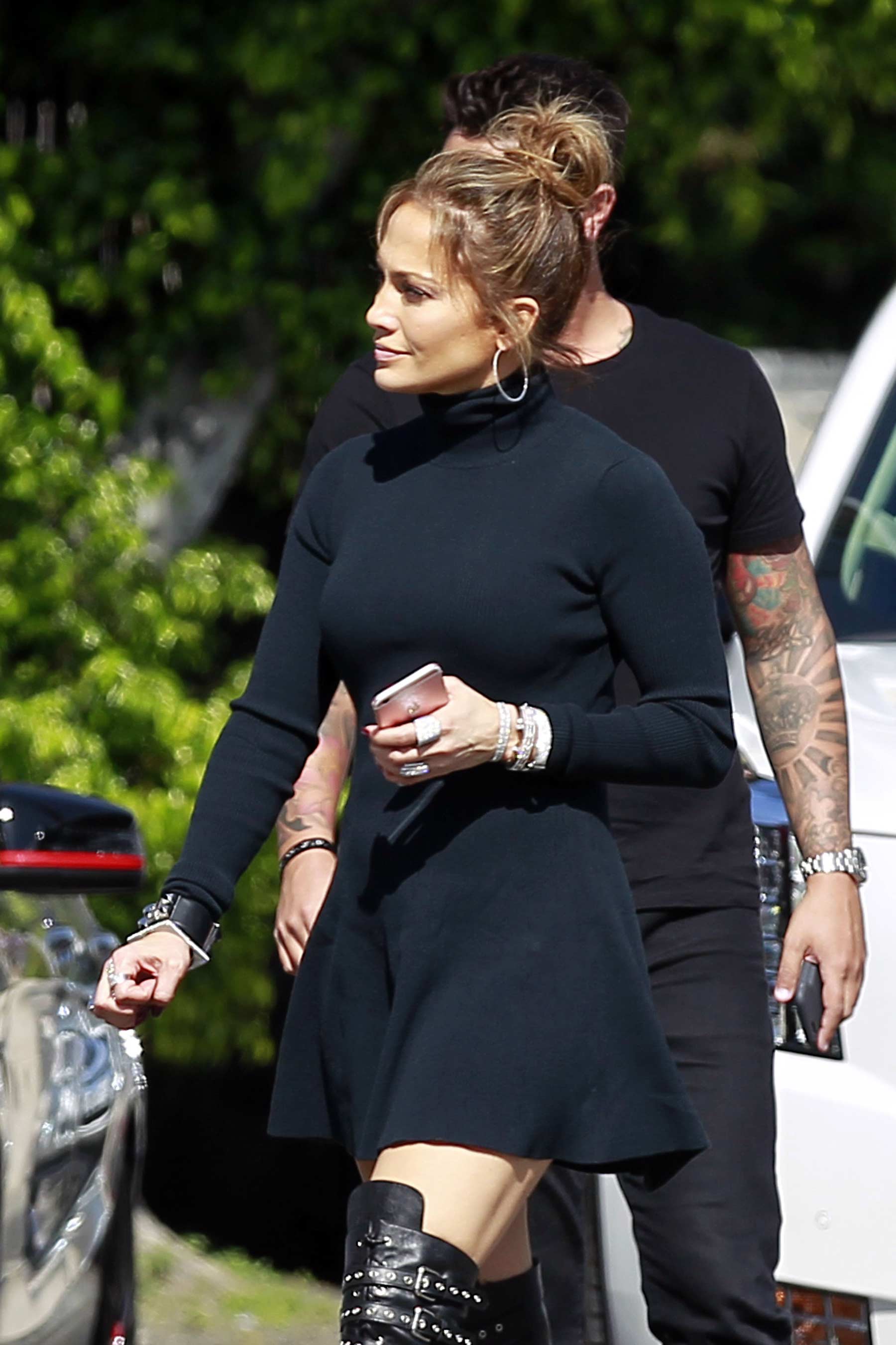 Jennifer Lopez out in West Hollywood