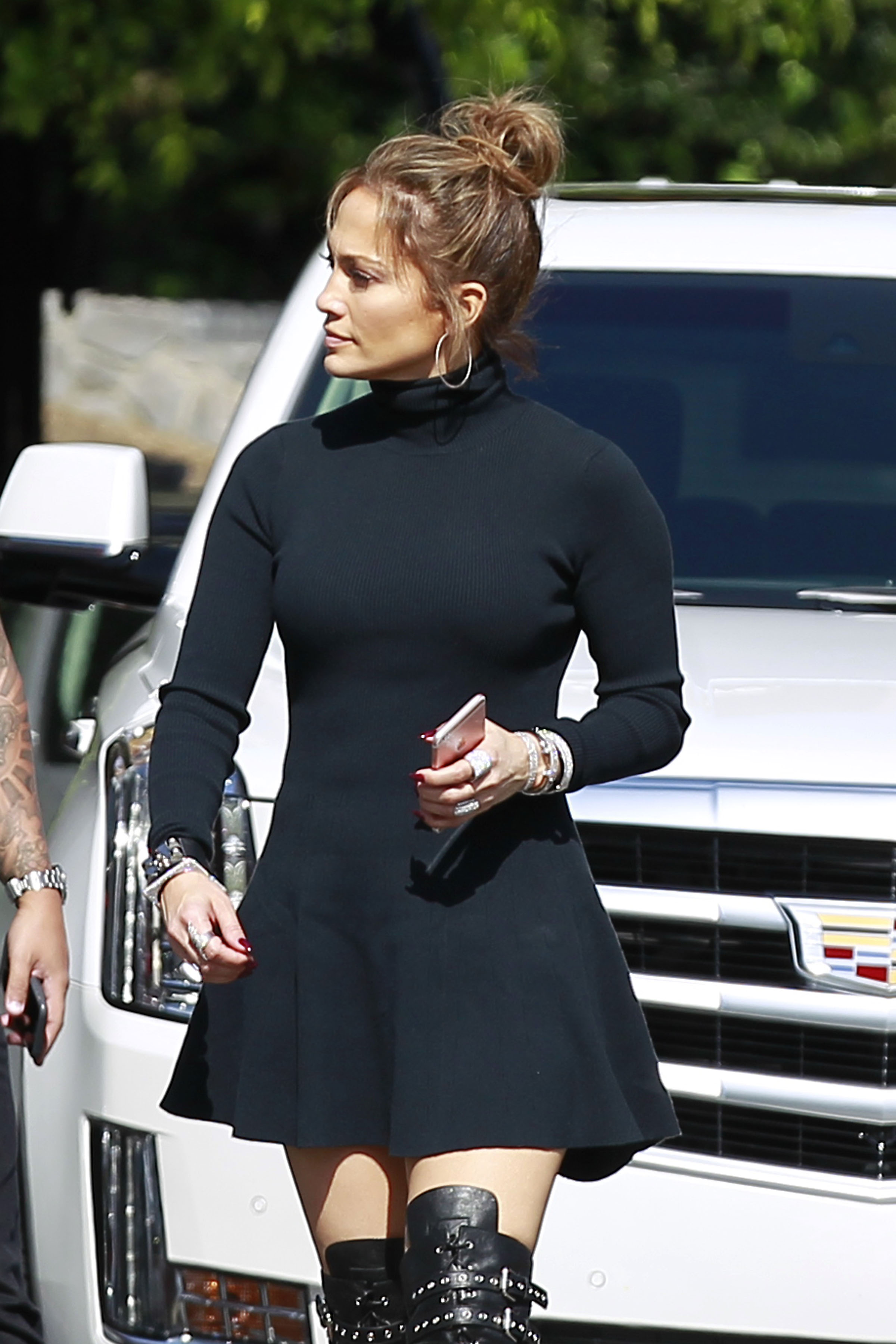 Jennifer Lopez out in West Hollywood