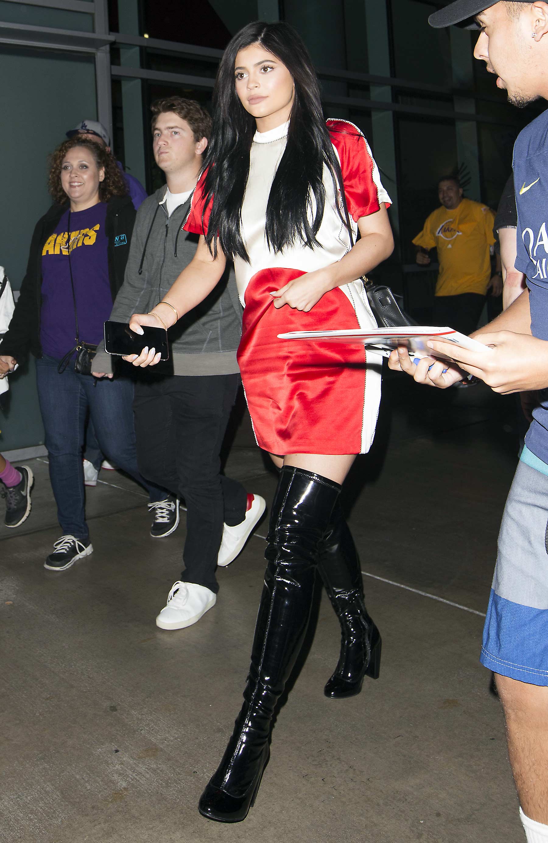 Kylie Jenner leaving the Staples Center