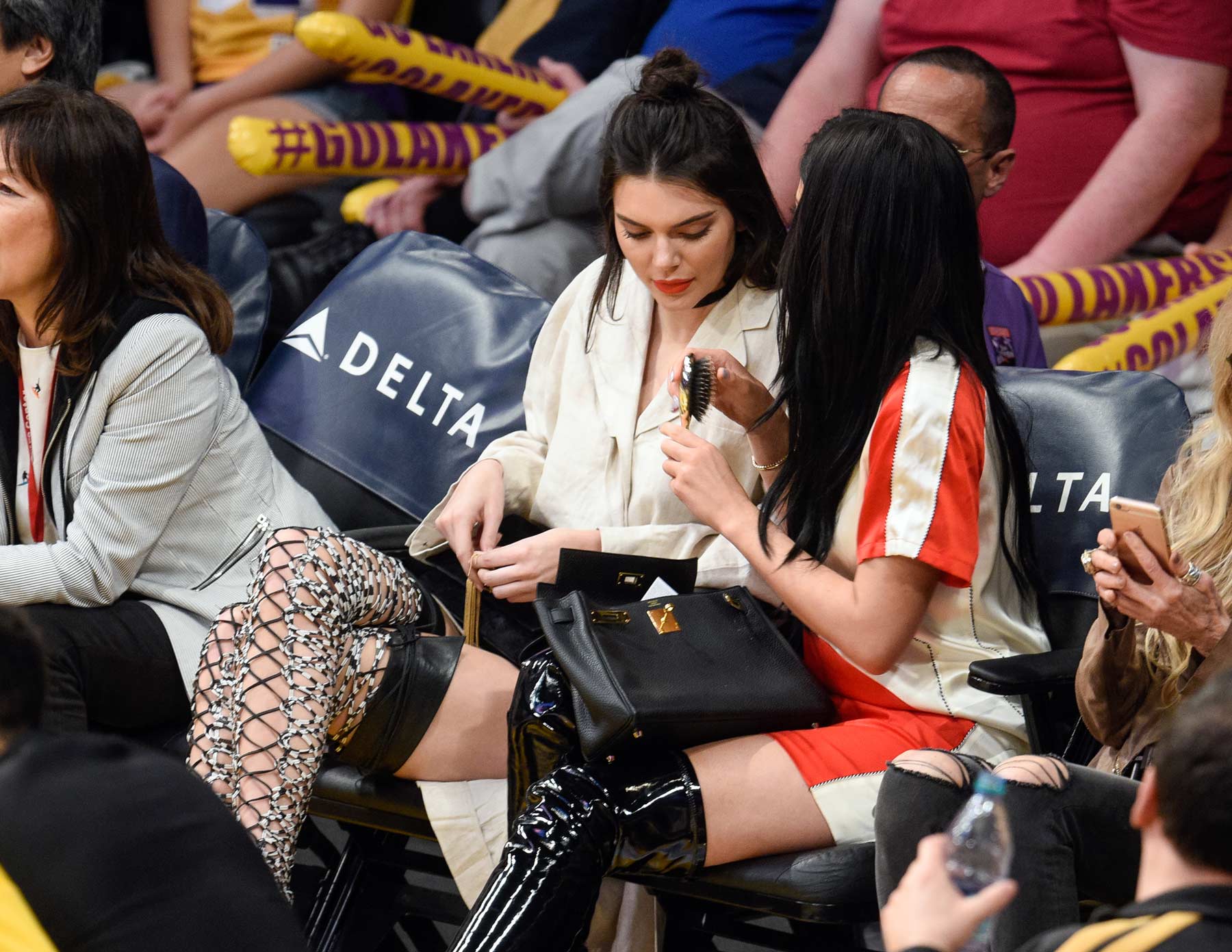 Kylie Jenner leaving the Staples Center