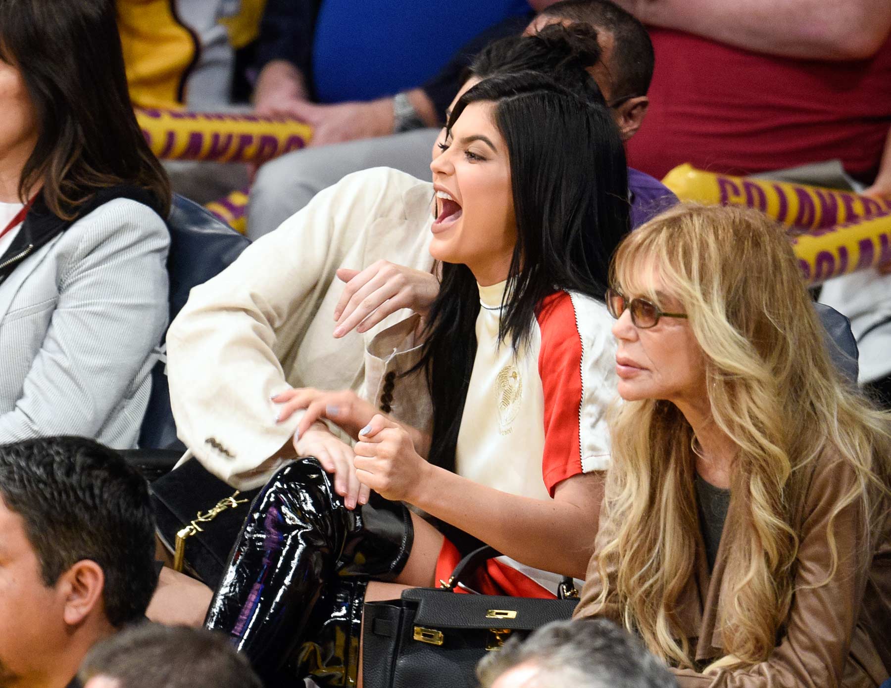 Kylie Jenner leaving the Staples Center