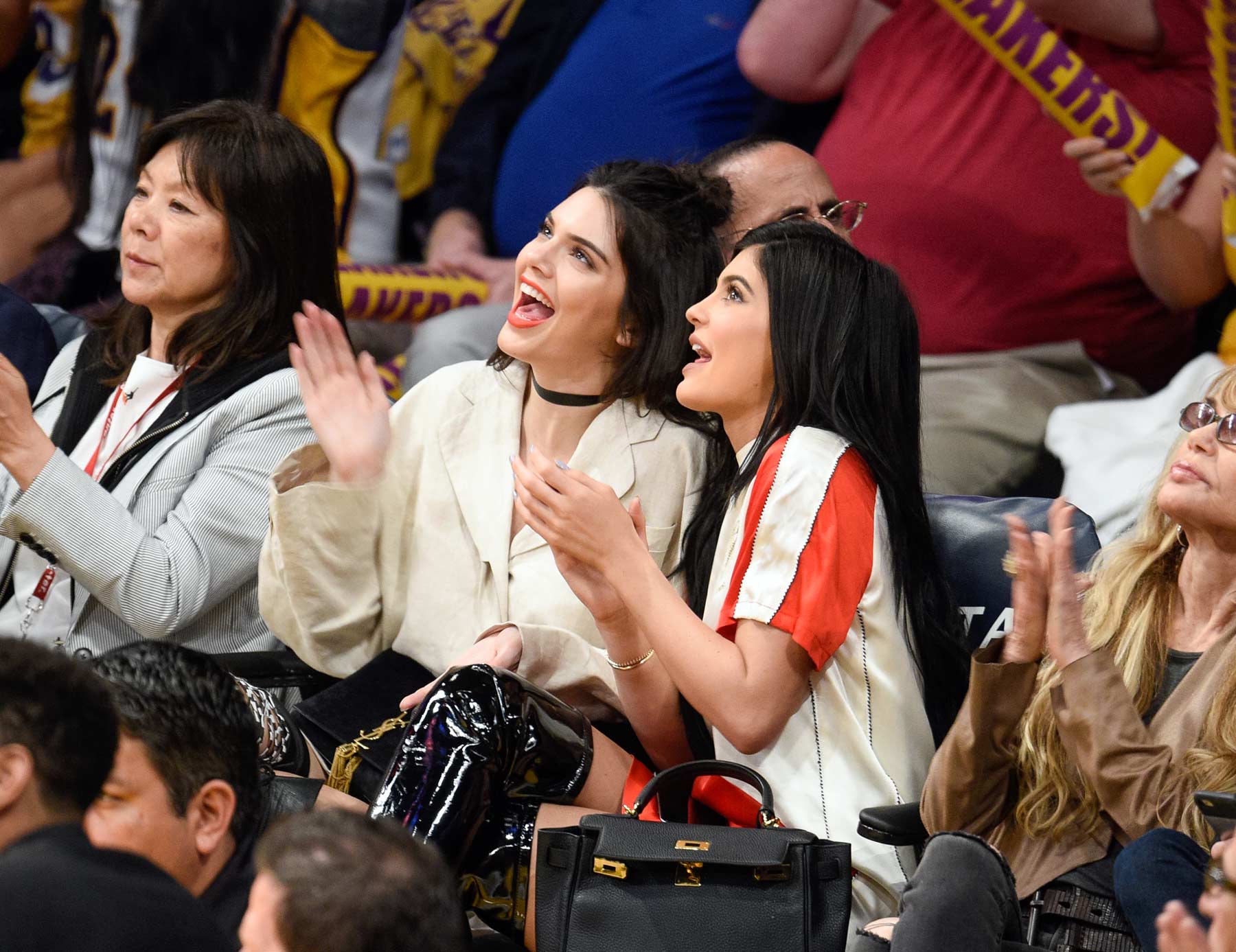 Kylie Jenner leaving the Staples Center