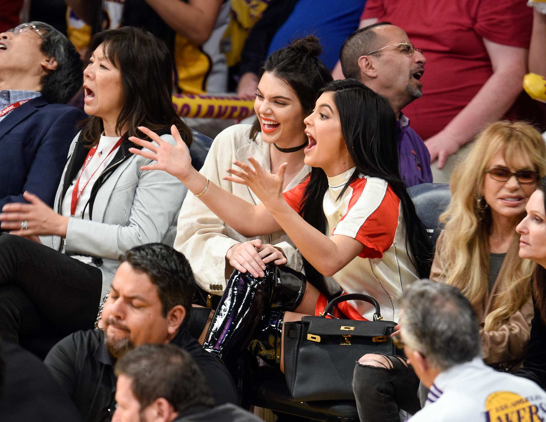 Kylie Jenner leaving the Staples Center