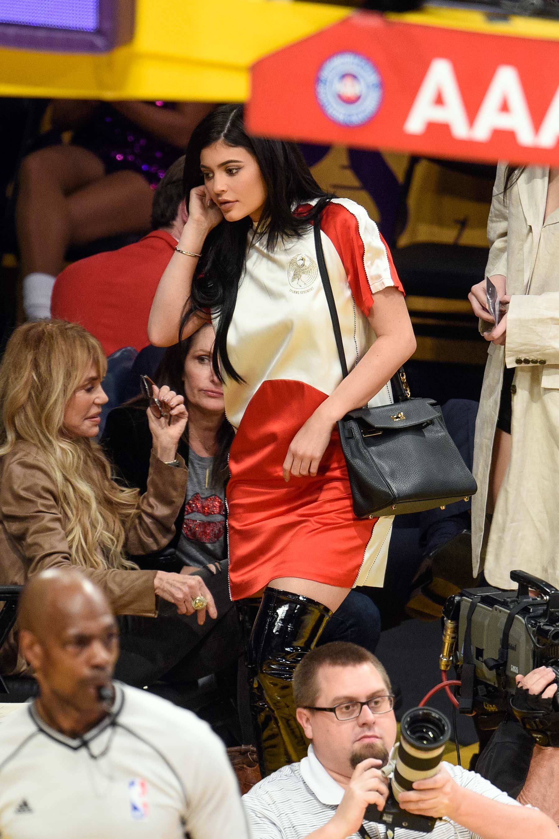 Kylie Jenner leaving the Staples Center