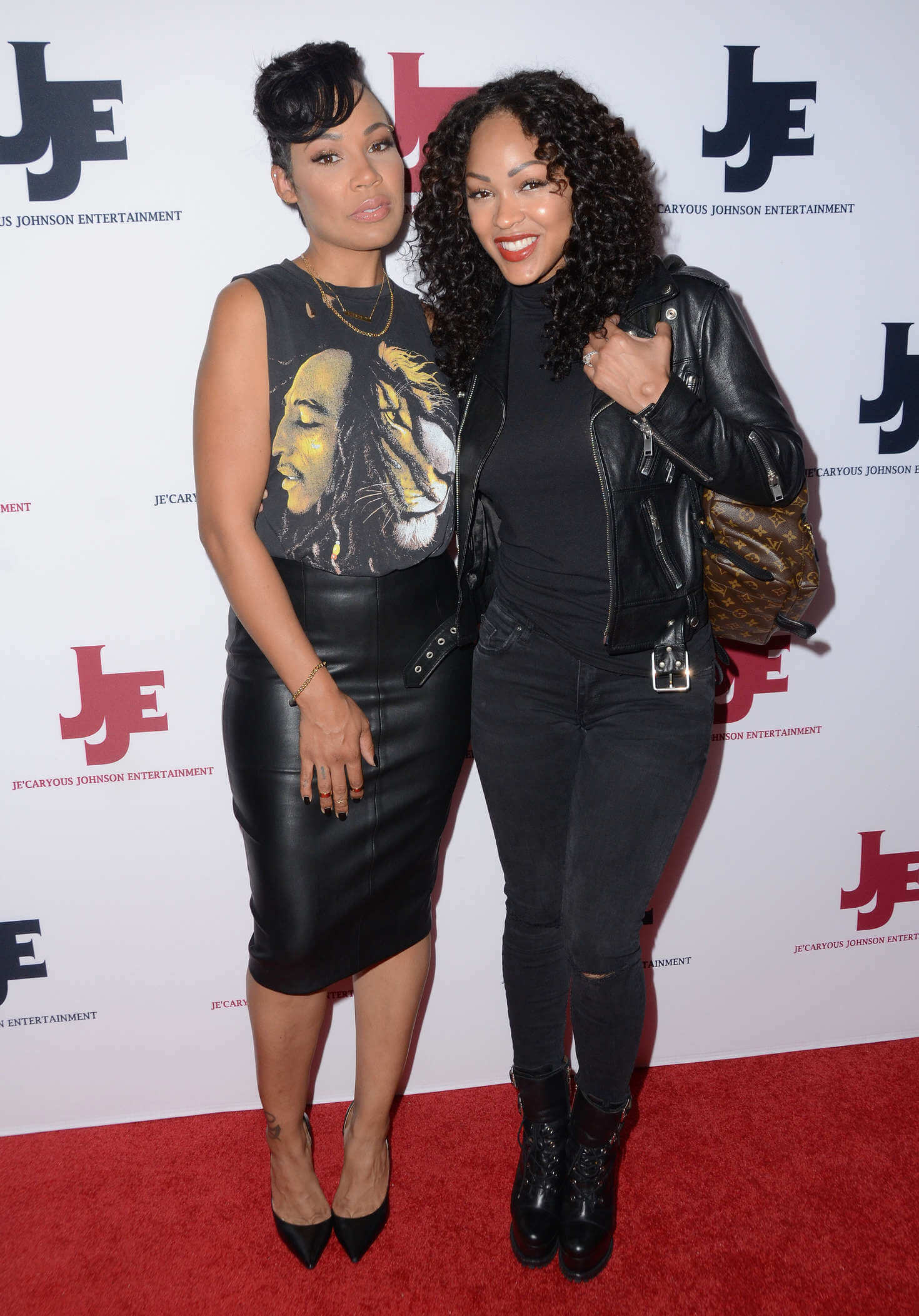 Meagan Good and Laimyia Good attend JeiCaryous Johnson’s Married But Single Opening