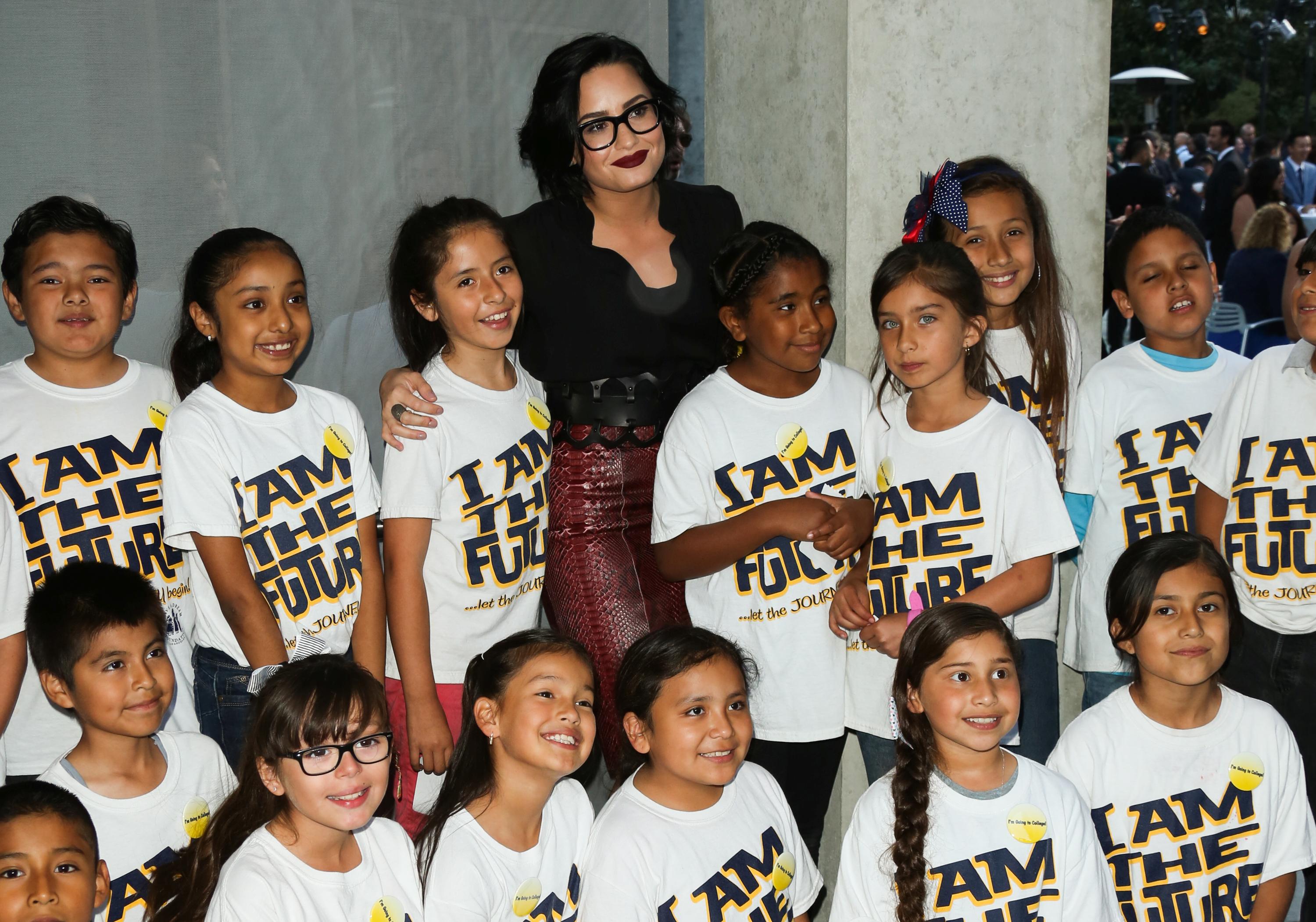 Demi Lovato attends I Have A Dream Foundation 3rd Dreamer Dinner