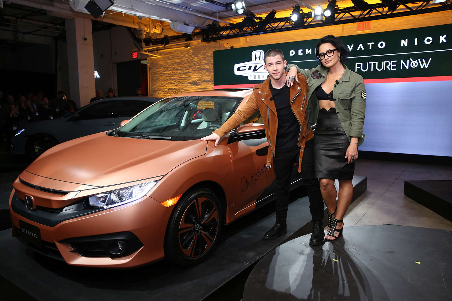 Demi Lovato attends the Honda Civic Event