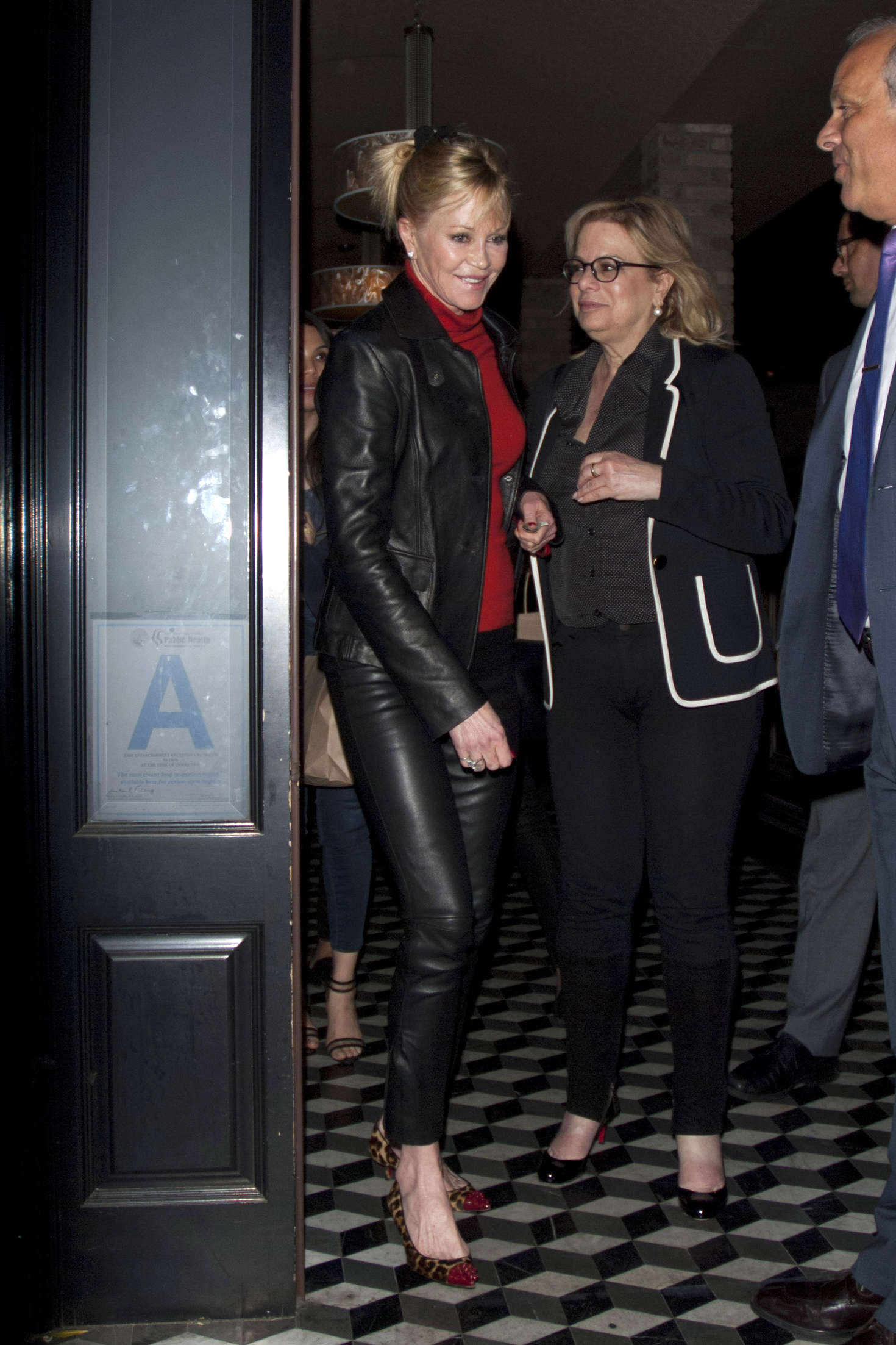 Melanie Griffith leaving Craig’s Restaurant