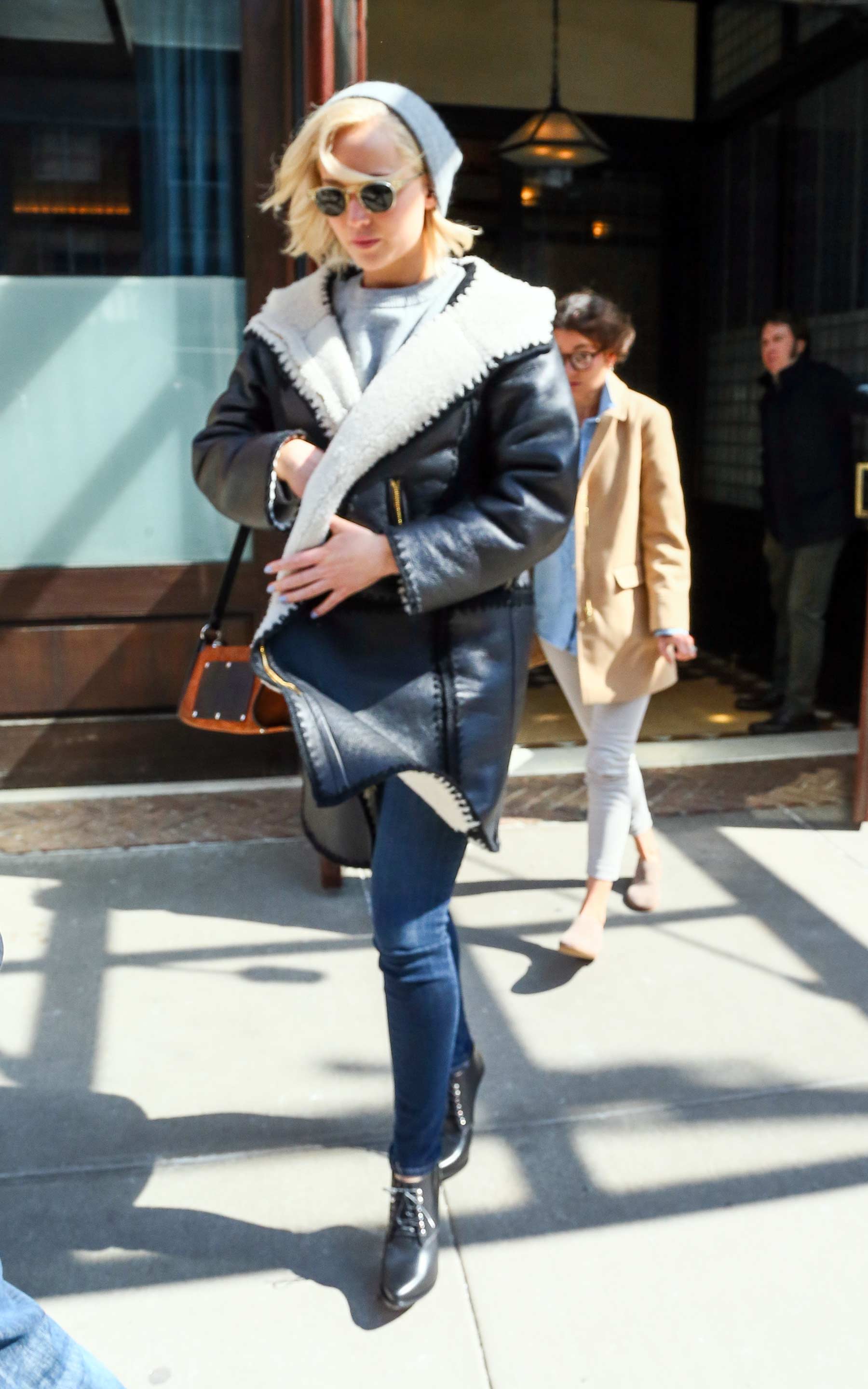 Jennifer Lawrence out in NYC