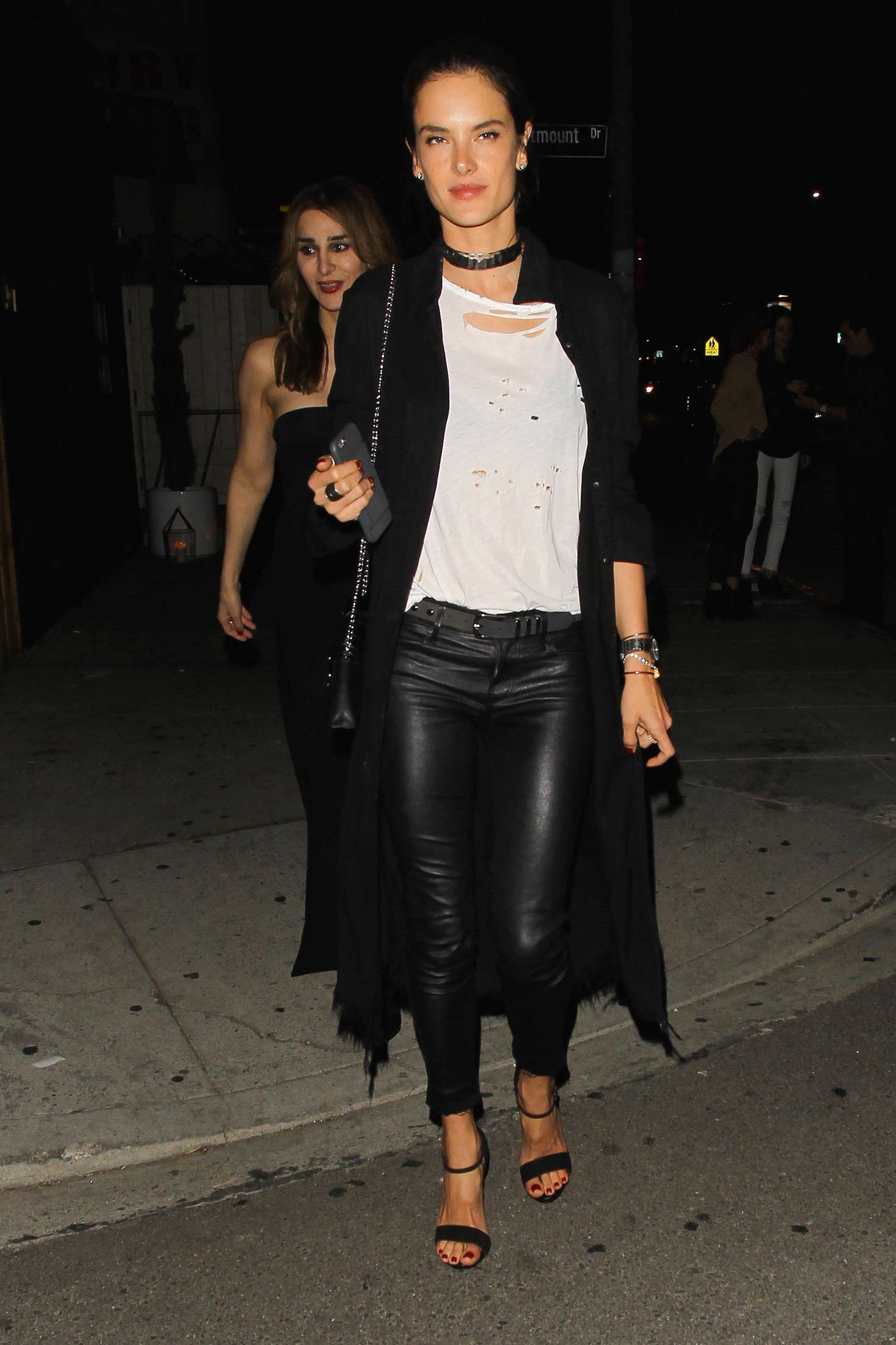 Alessandra Ambrosio arriving at The Nice Guy
