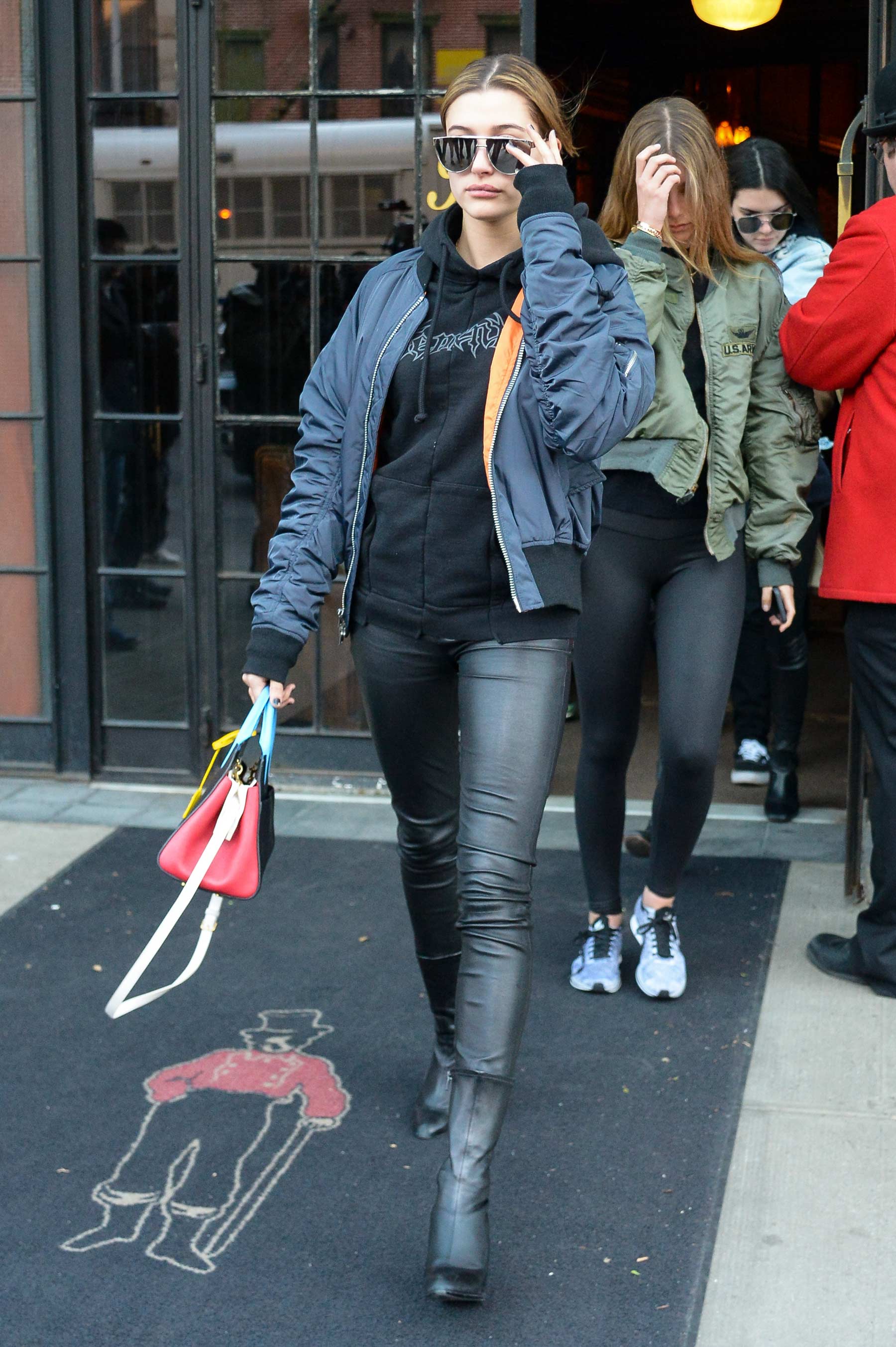 Hailey Baldwin leaving the Bowery Hotel