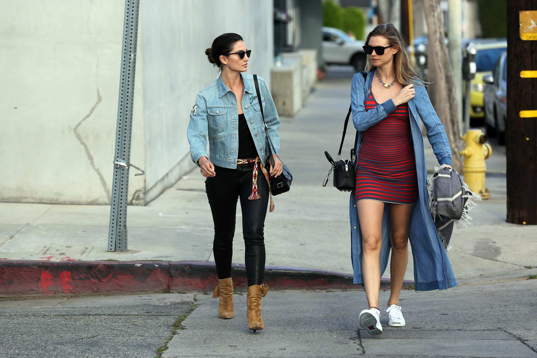 Lily Aldridge lunch and shopping in West Hollywood