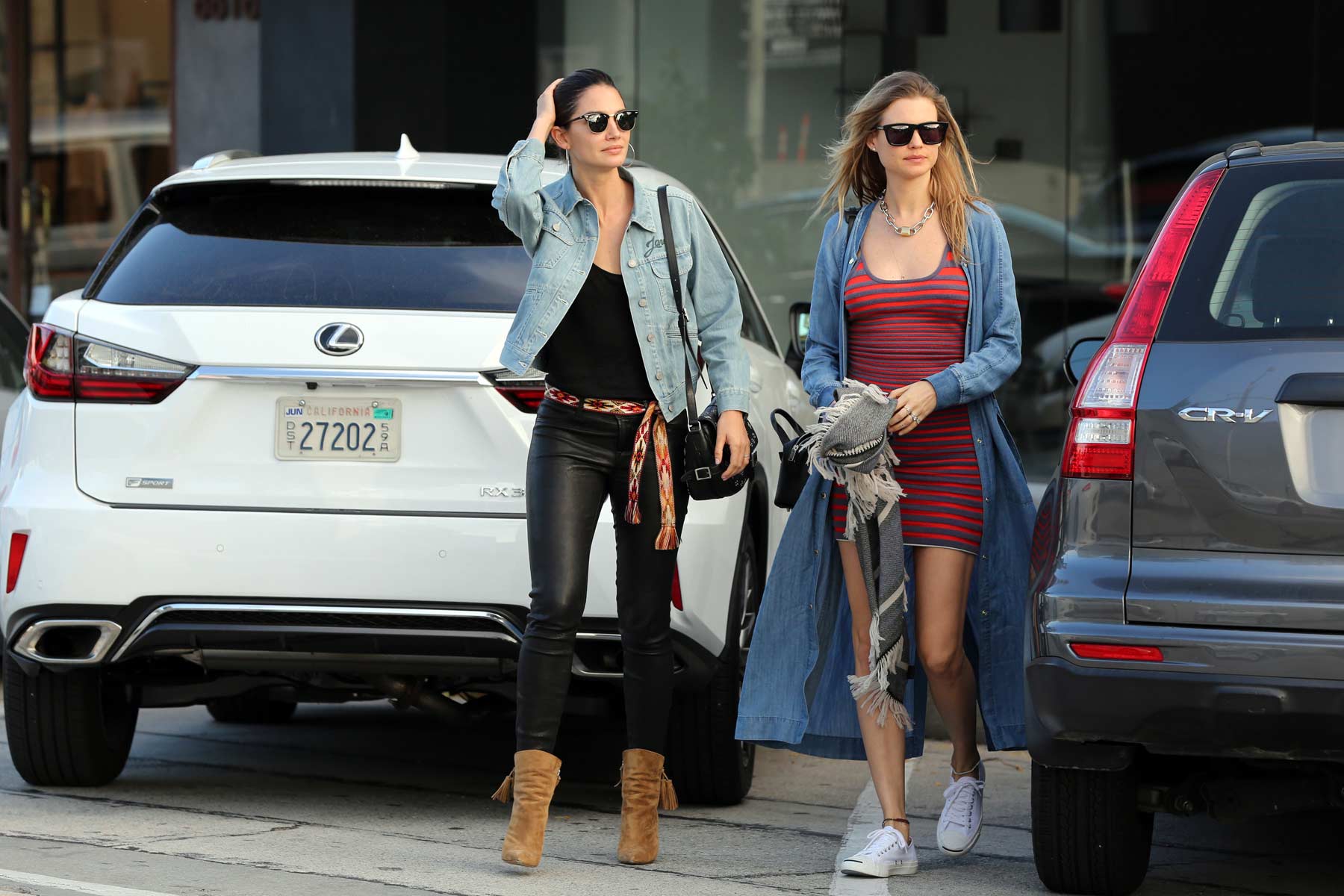 Lily Aldridge lunch and shopping in West Hollywood