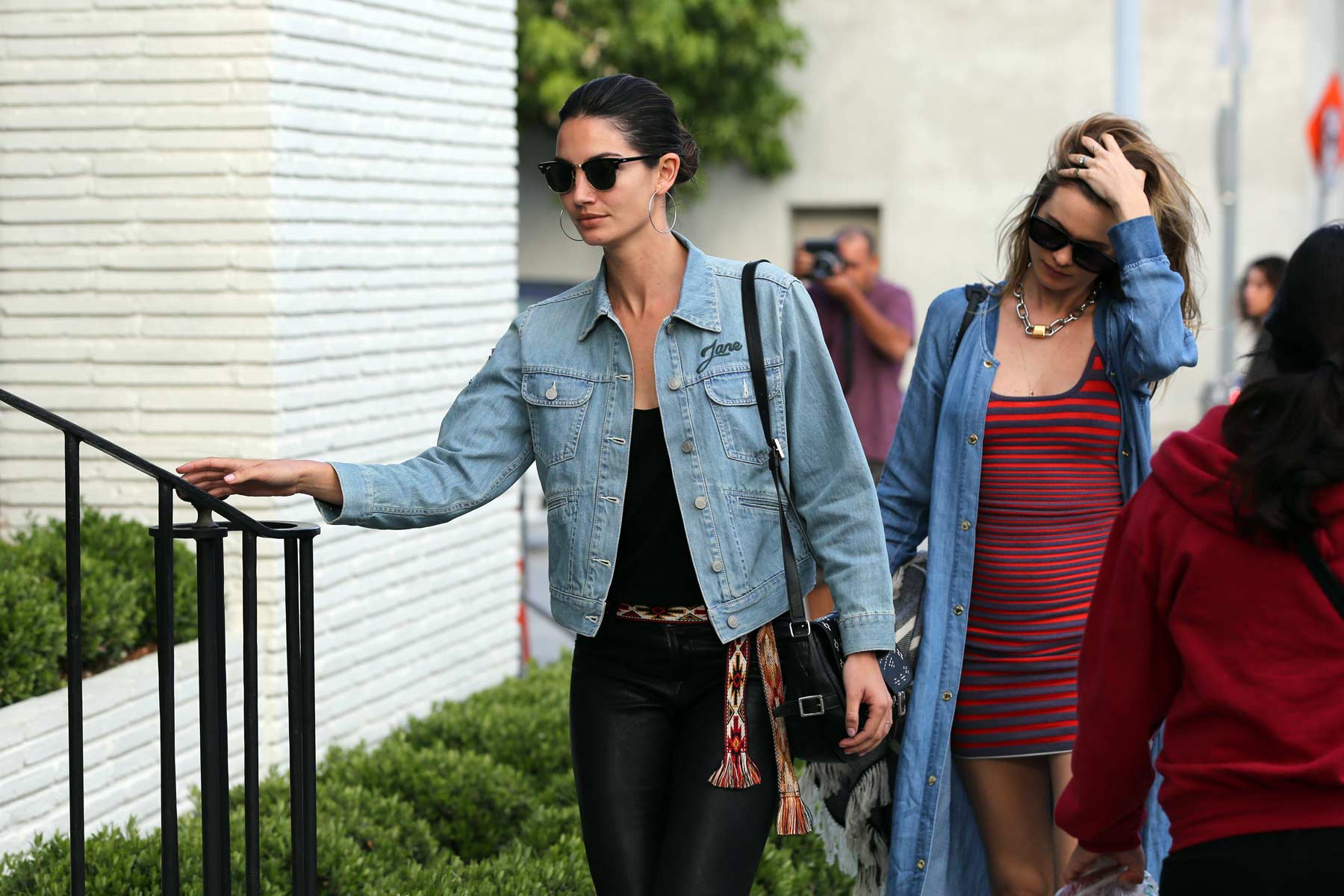 Lily Aldridge lunch and shopping in West Hollywood