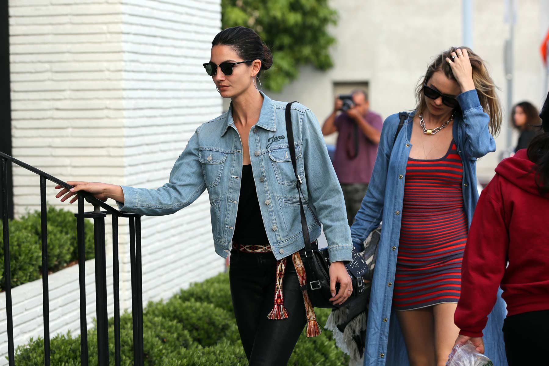 Lily Aldridge lunch and shopping in West Hollywood