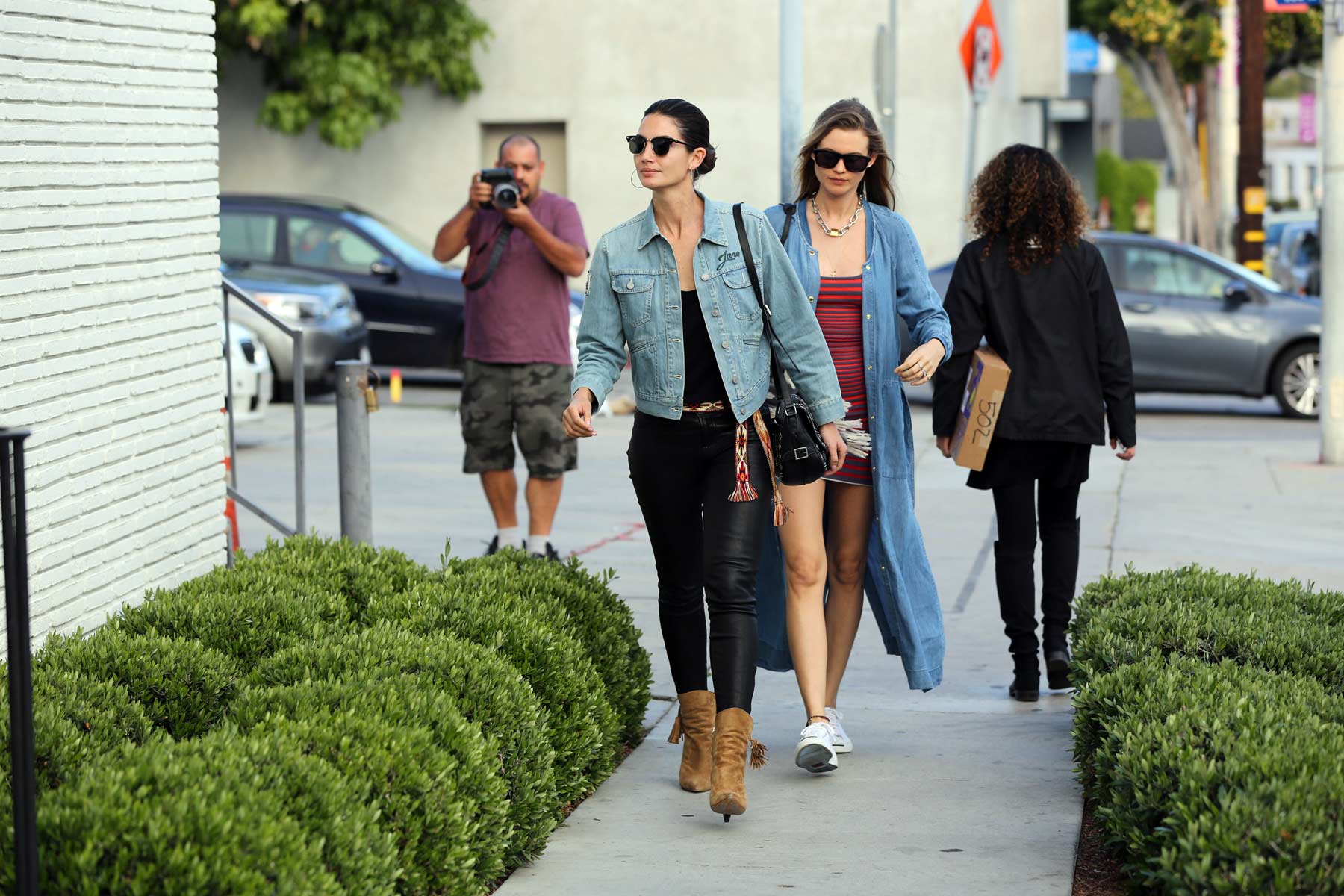 Lily Aldridge lunch and shopping in West Hollywood