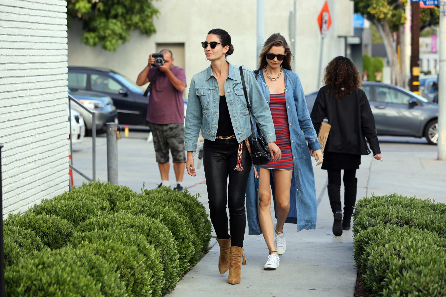 Lily Aldridge lunch and shopping in West Hollywood