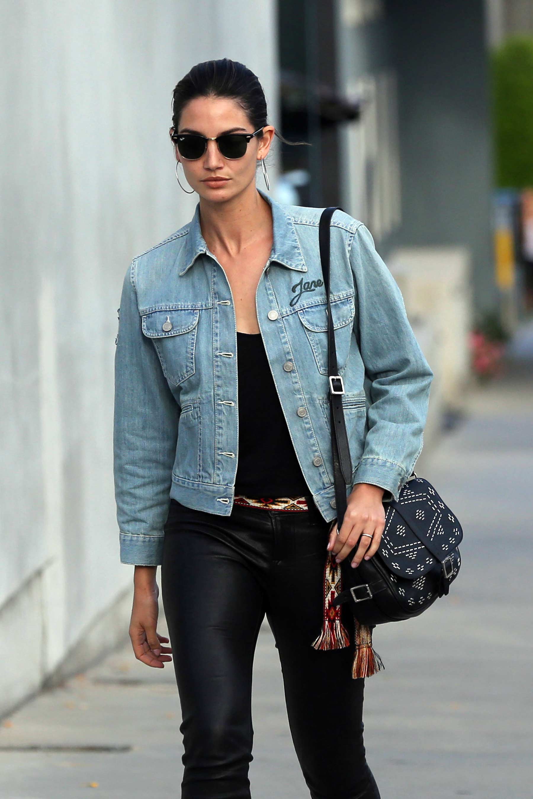 Lily Aldridge lunch and shopping in West Hollywood