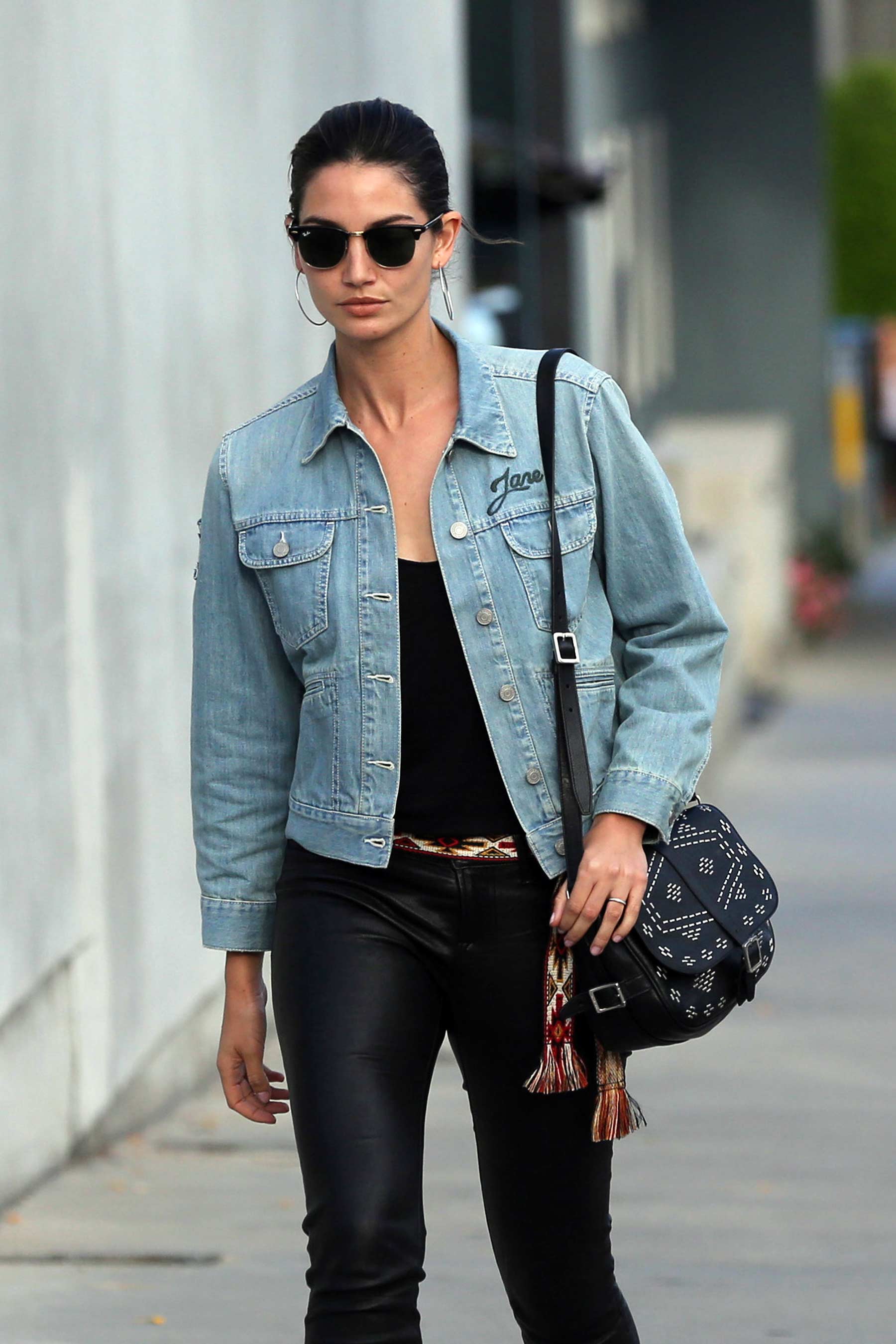Lily Aldridge lunch and shopping in West Hollywood