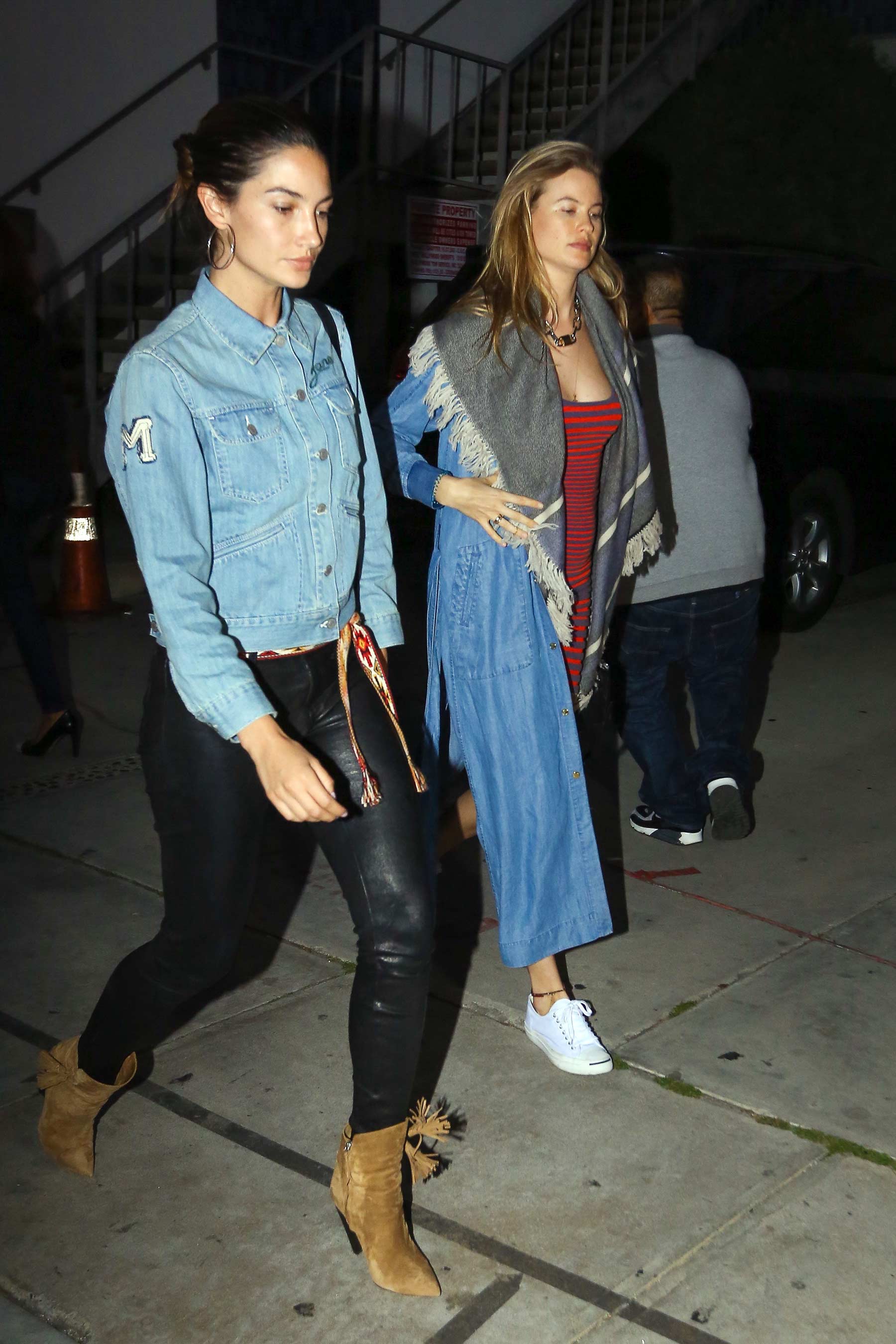 Lily Aldridge lunch and shopping in West Hollywood