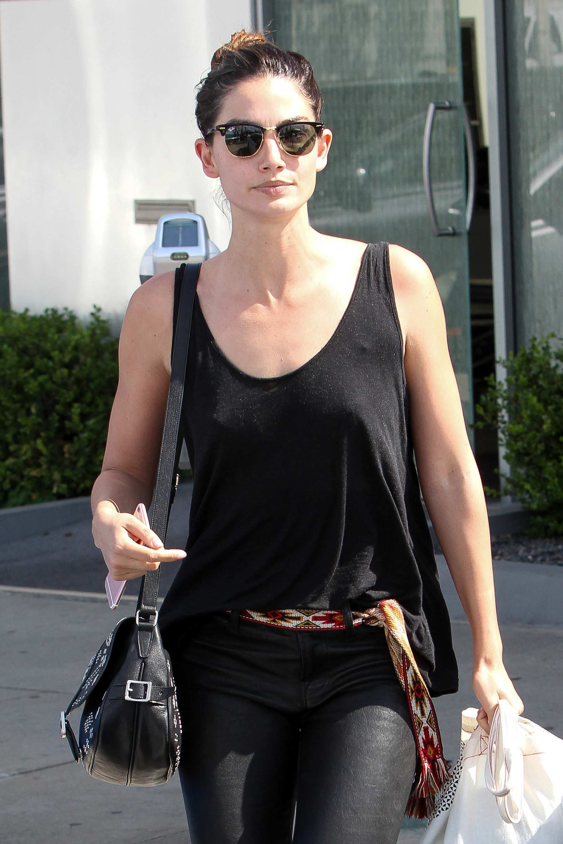 Lily Aldridge out in West Hollywood