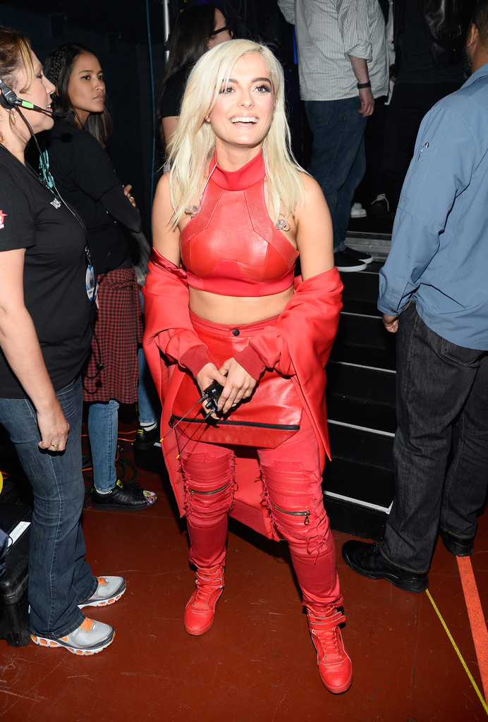 Bebe Rexha attends the iHeartRadio Music Awards