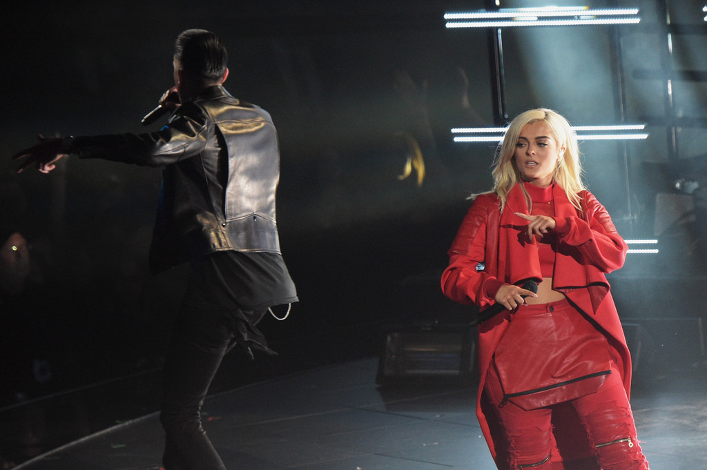 Bebe Rexha attends the iHeartRadio Music Awards