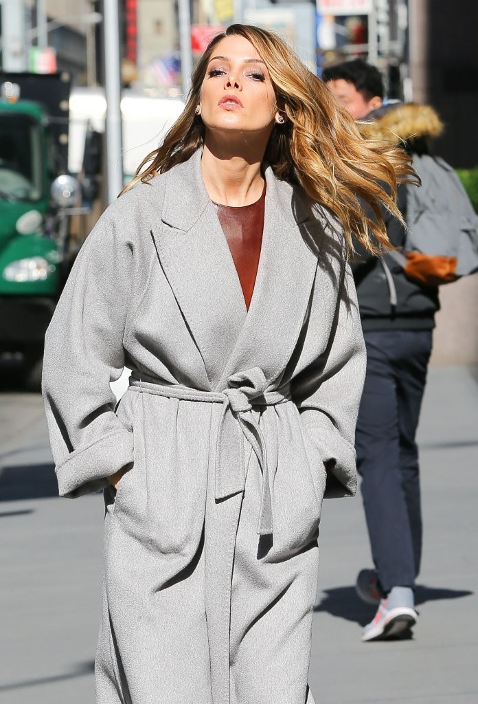 Ashley Greene stops by the AOL Studios building