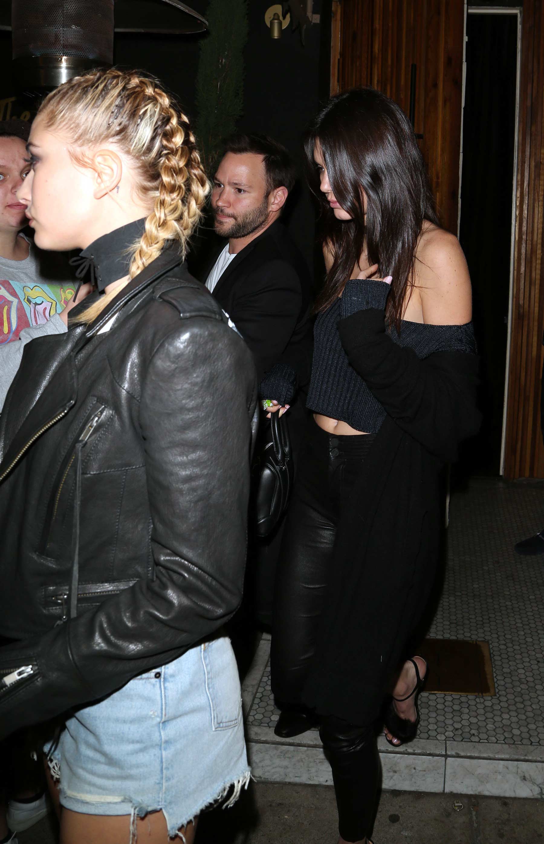 Hailey Baldwin & Kendall Jenner leaving The Nice Guy
