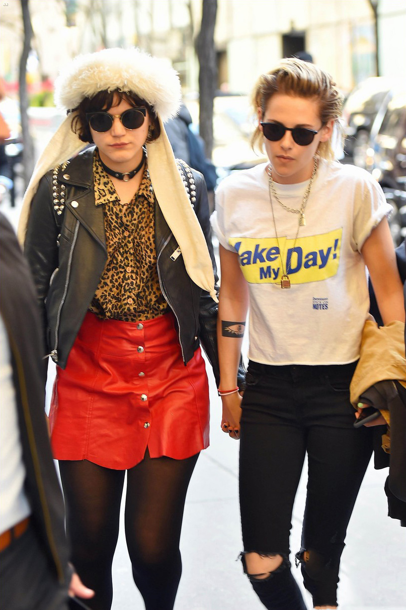 Soko out and about in New York City