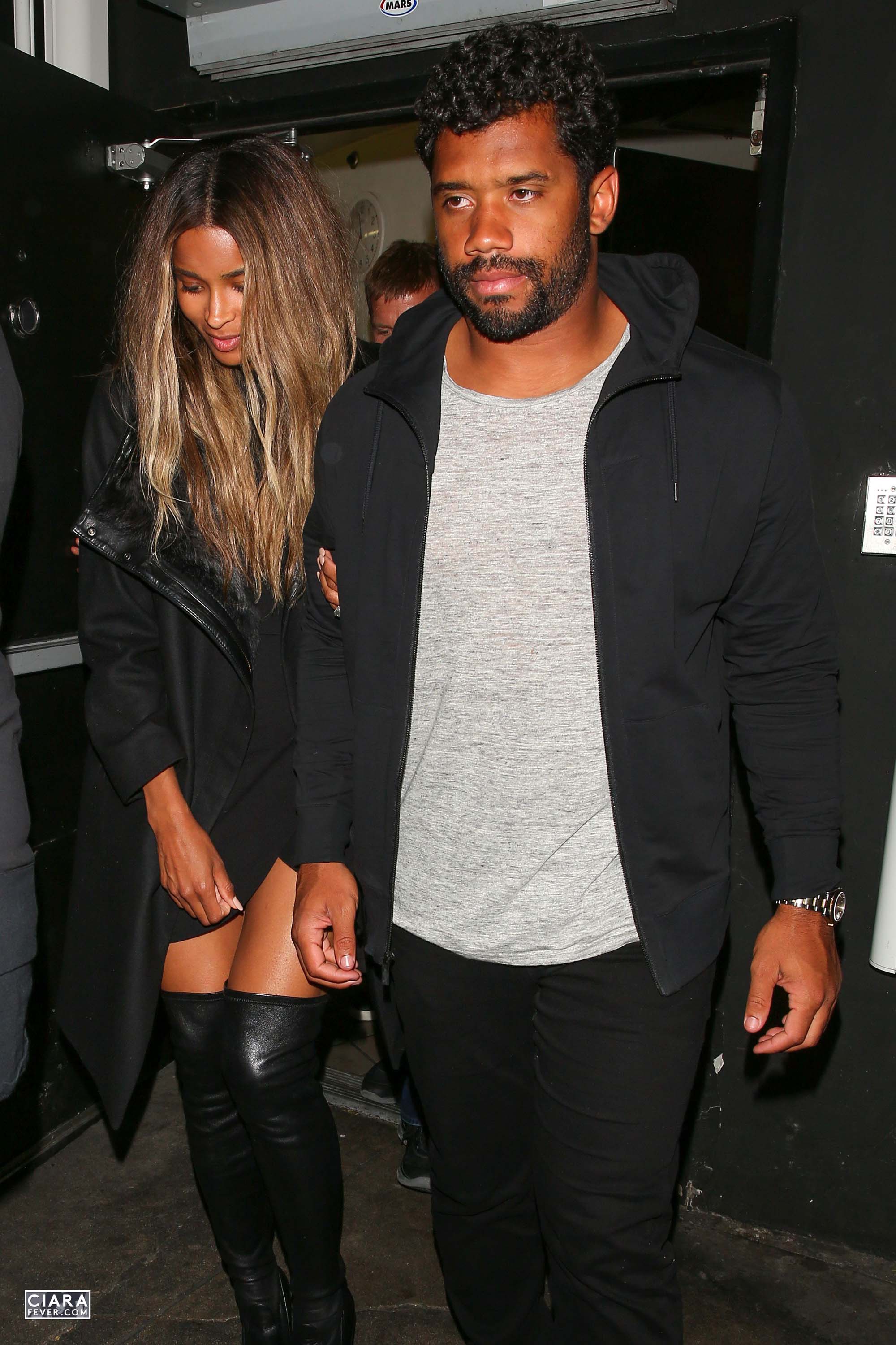 Ciara seen leaving The Nice Guy club