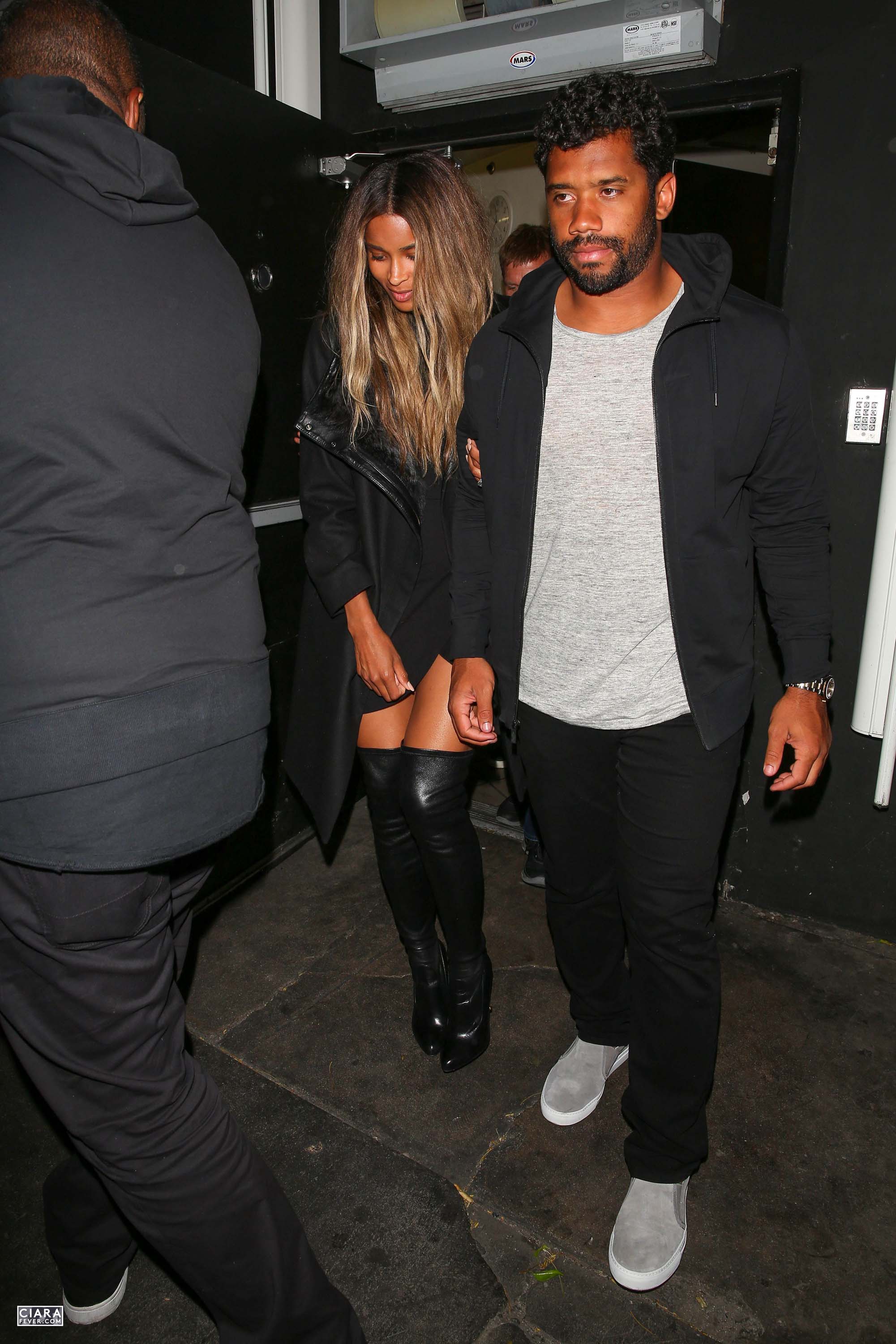 Ciara seen leaving The Nice Guy club