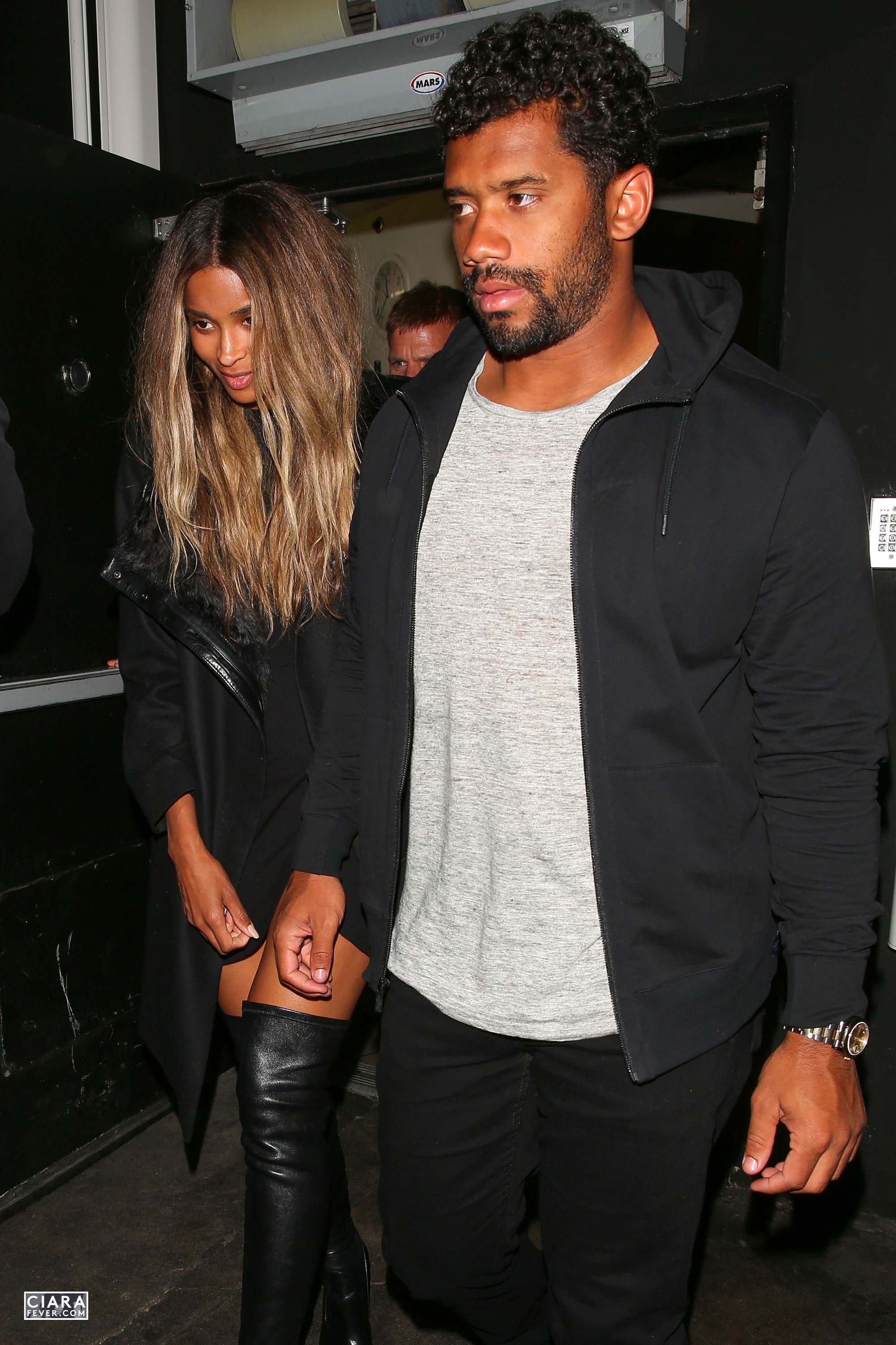 Ciara seen leaving The Nice Guy club