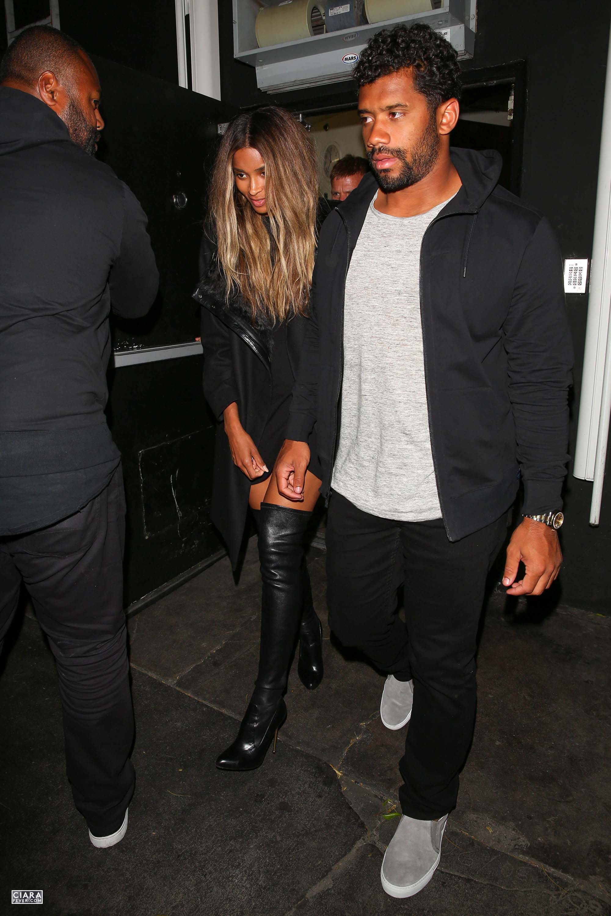 Ciara seen leaving The Nice Guy club