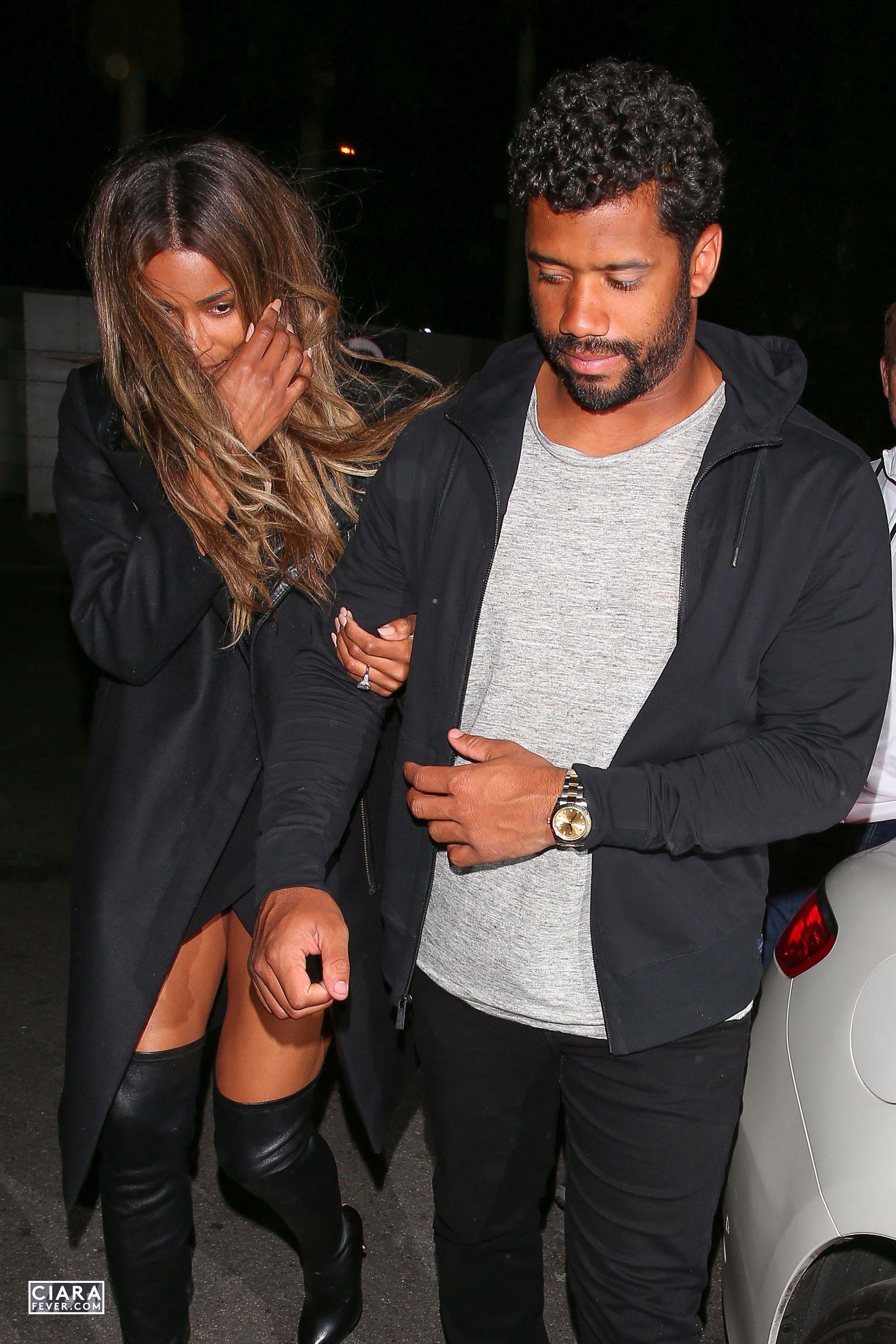 Ciara seen leaving The Nice Guy club