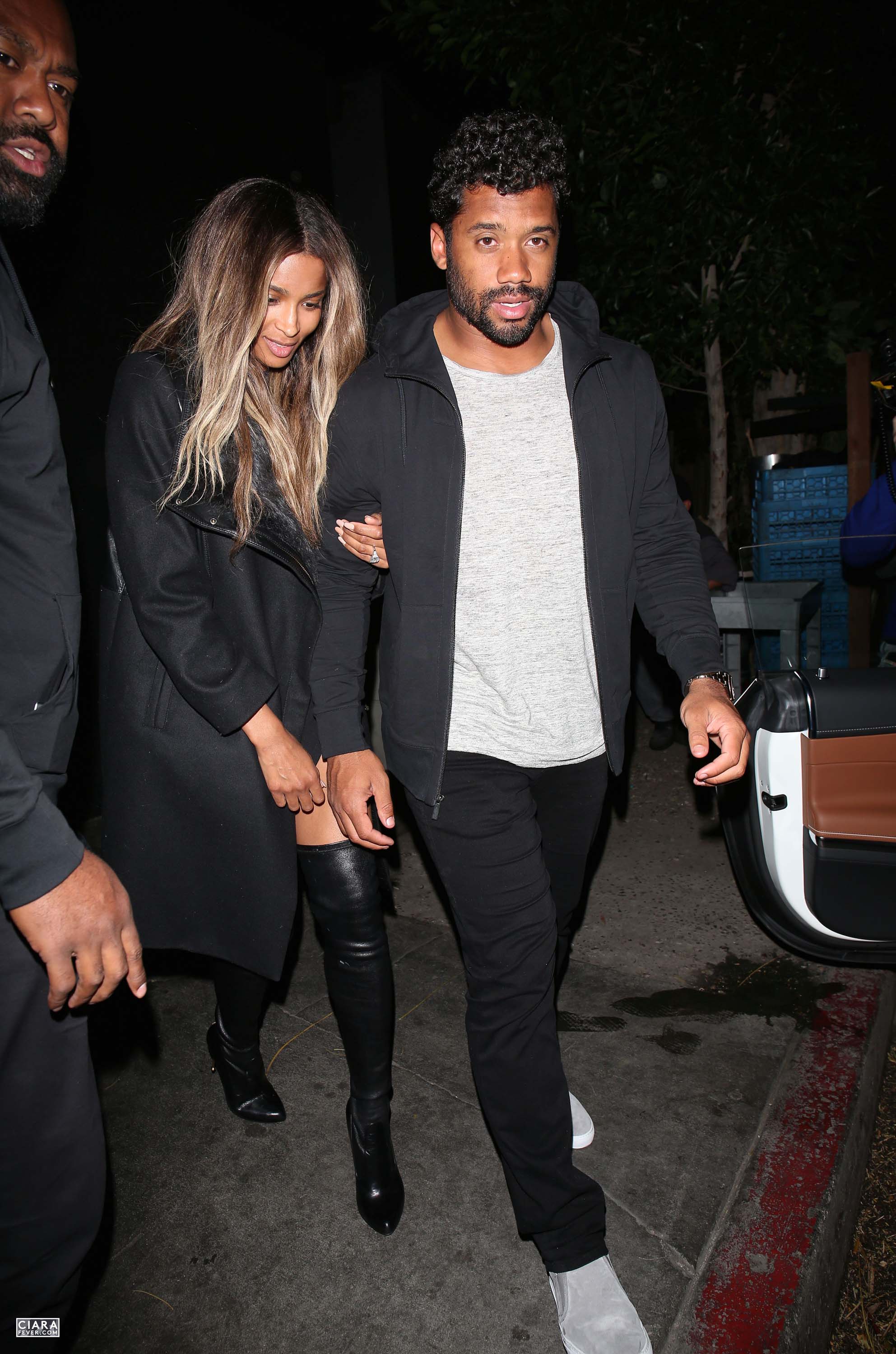 Ciara seen leaving The Nice Guy club