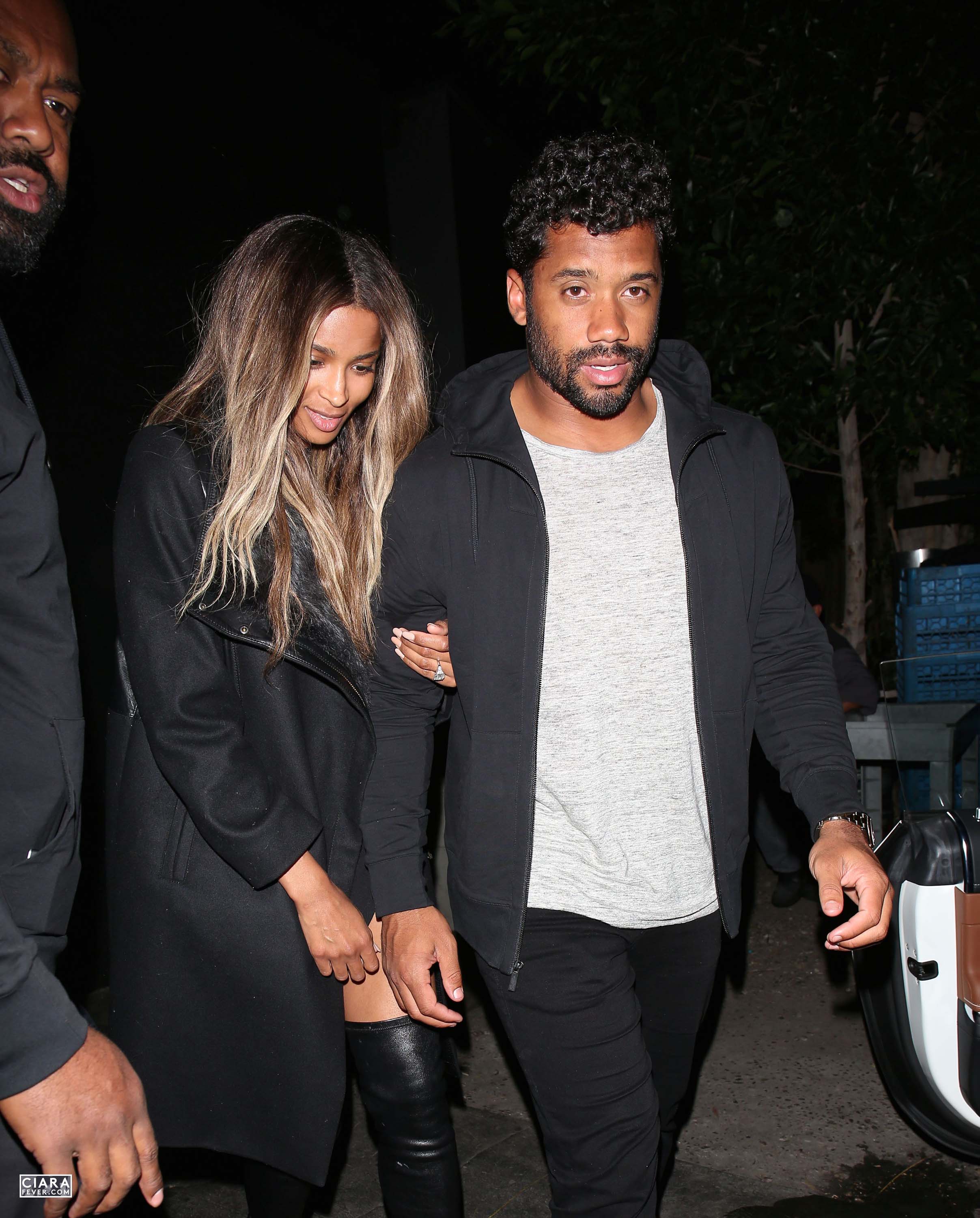 Ciara seen leaving The Nice Guy club