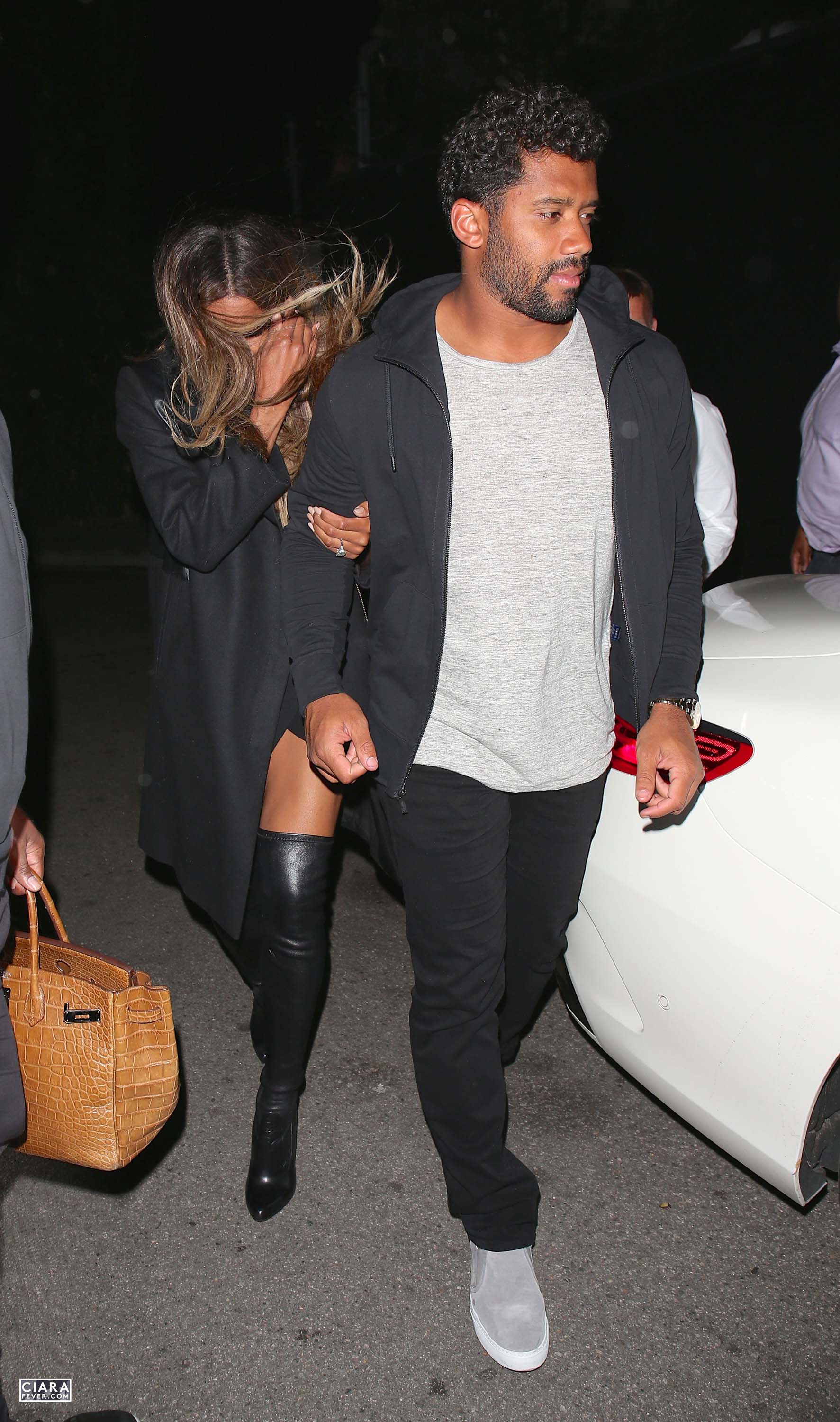 Ciara seen leaving The Nice Guy club