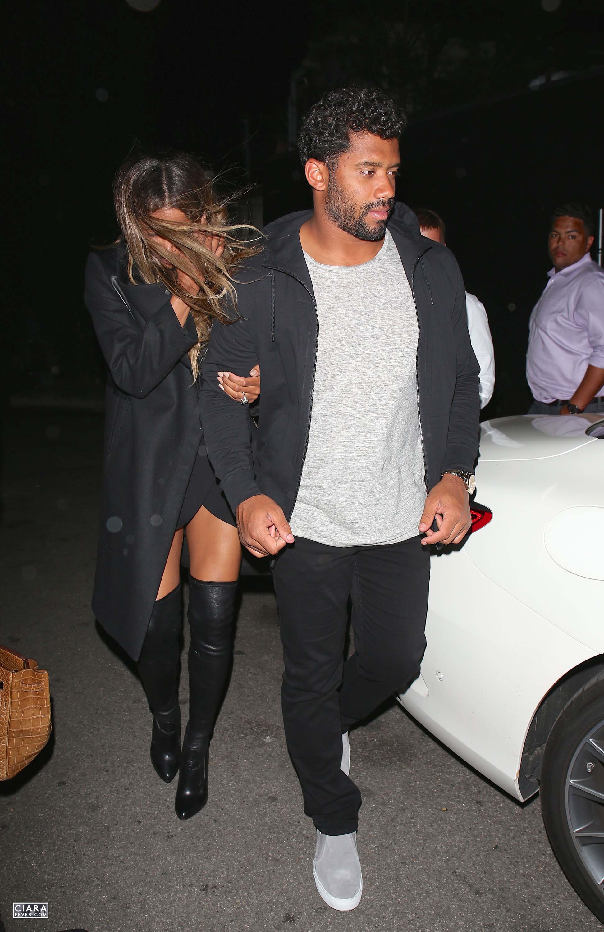 Ciara seen leaving The Nice Guy club