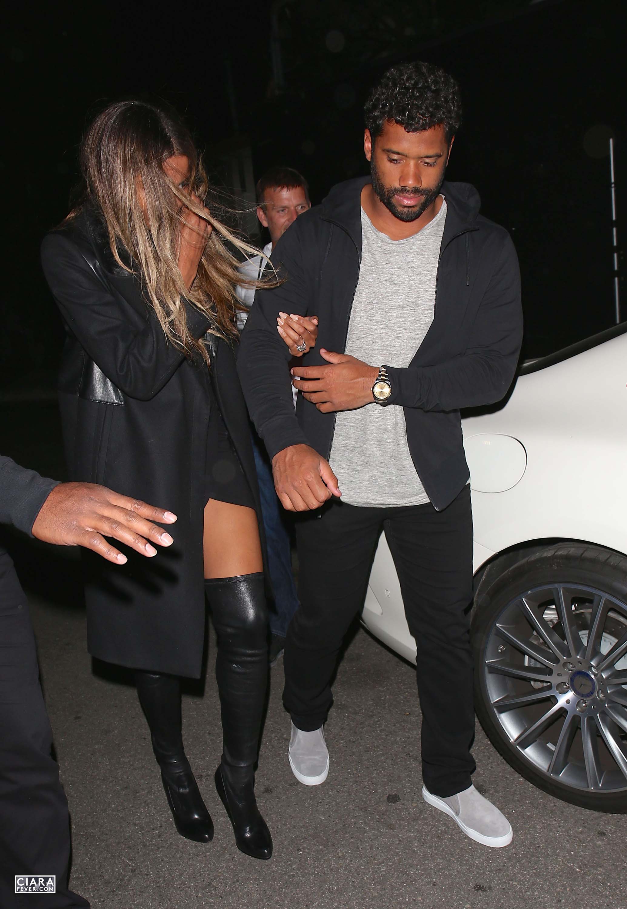 Ciara seen leaving The Nice Guy club