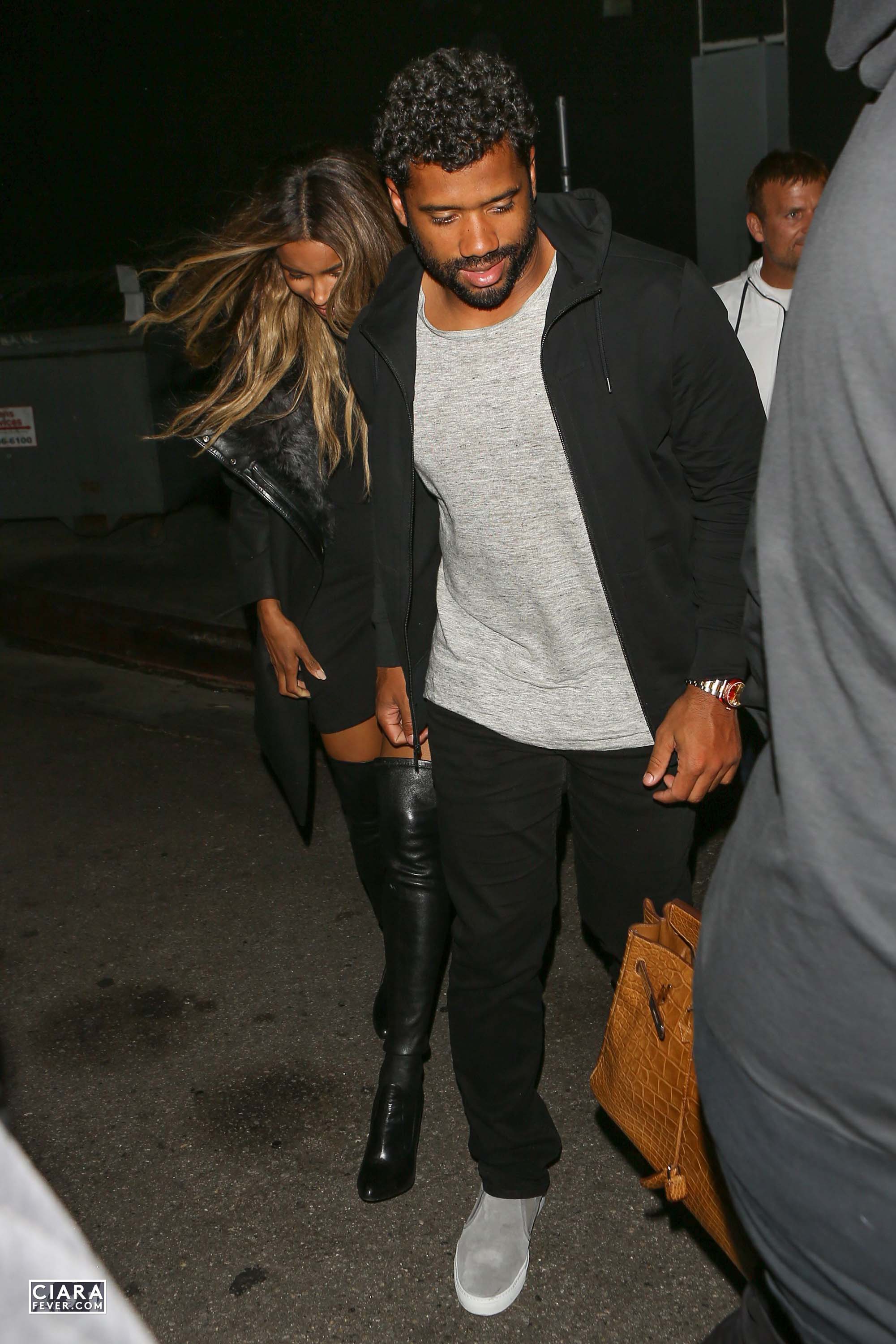 Ciara seen leaving The Nice Guy club