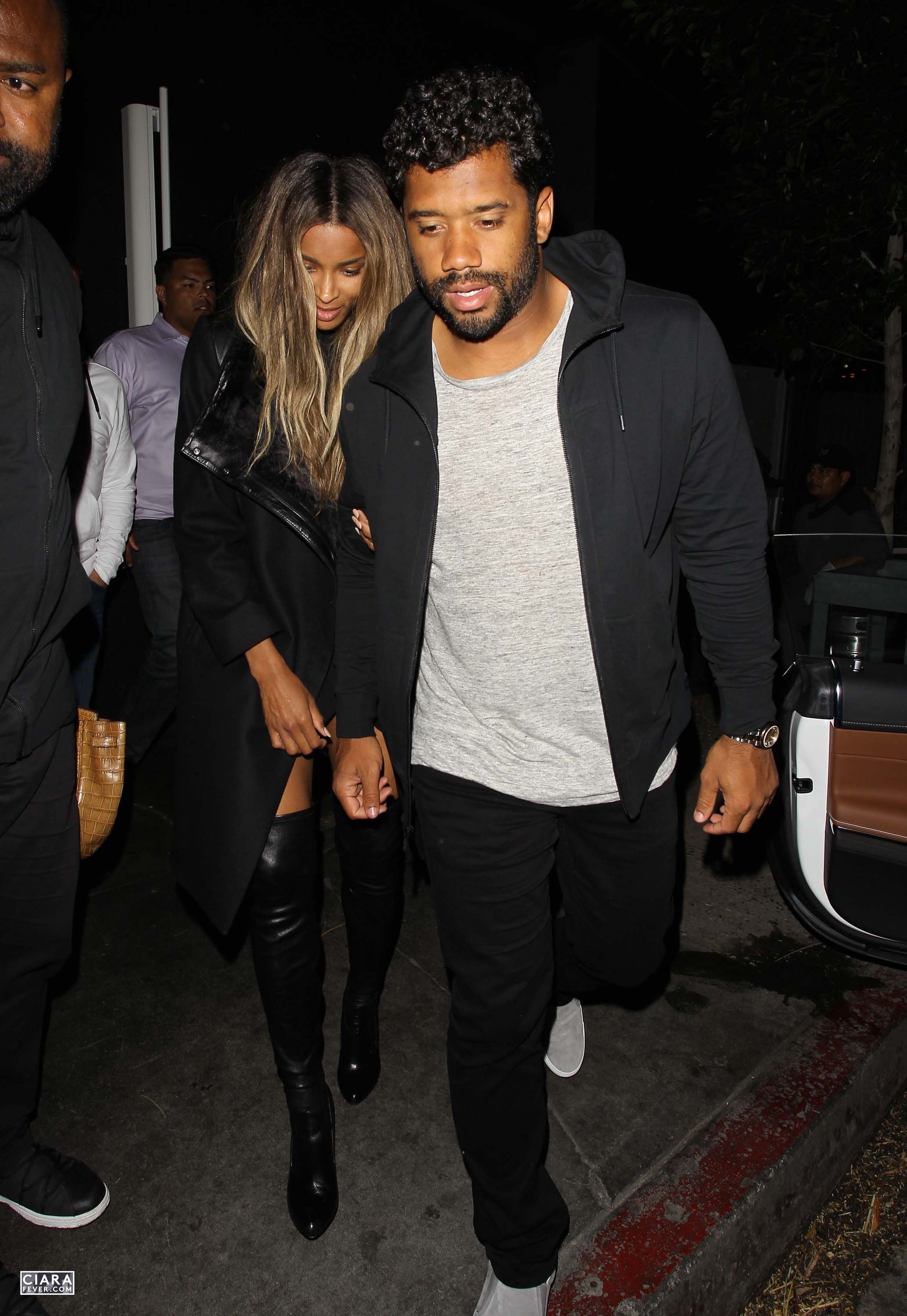 Ciara seen leaving The Nice Guy club