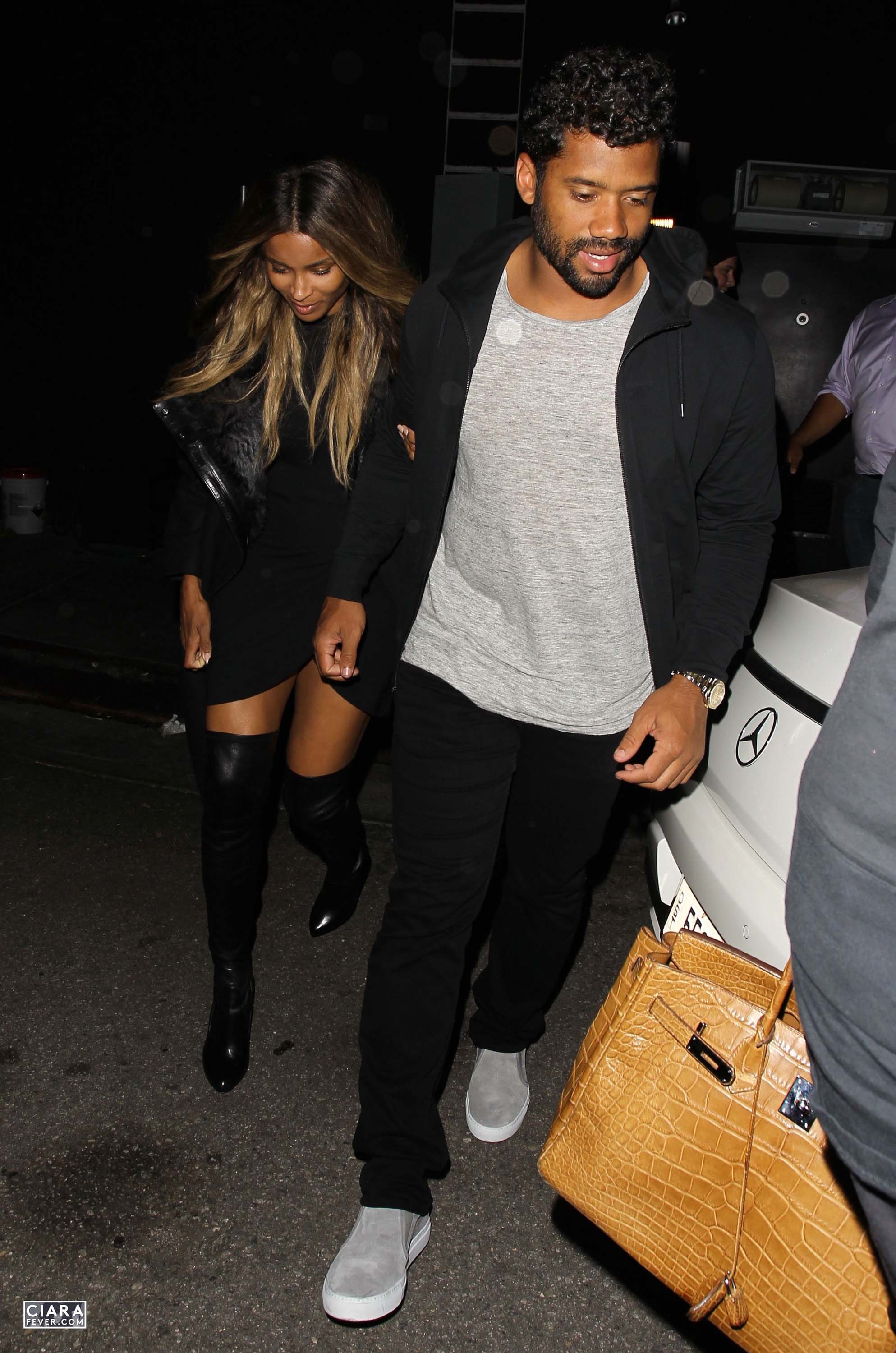 Ciara seen leaving The Nice Guy club