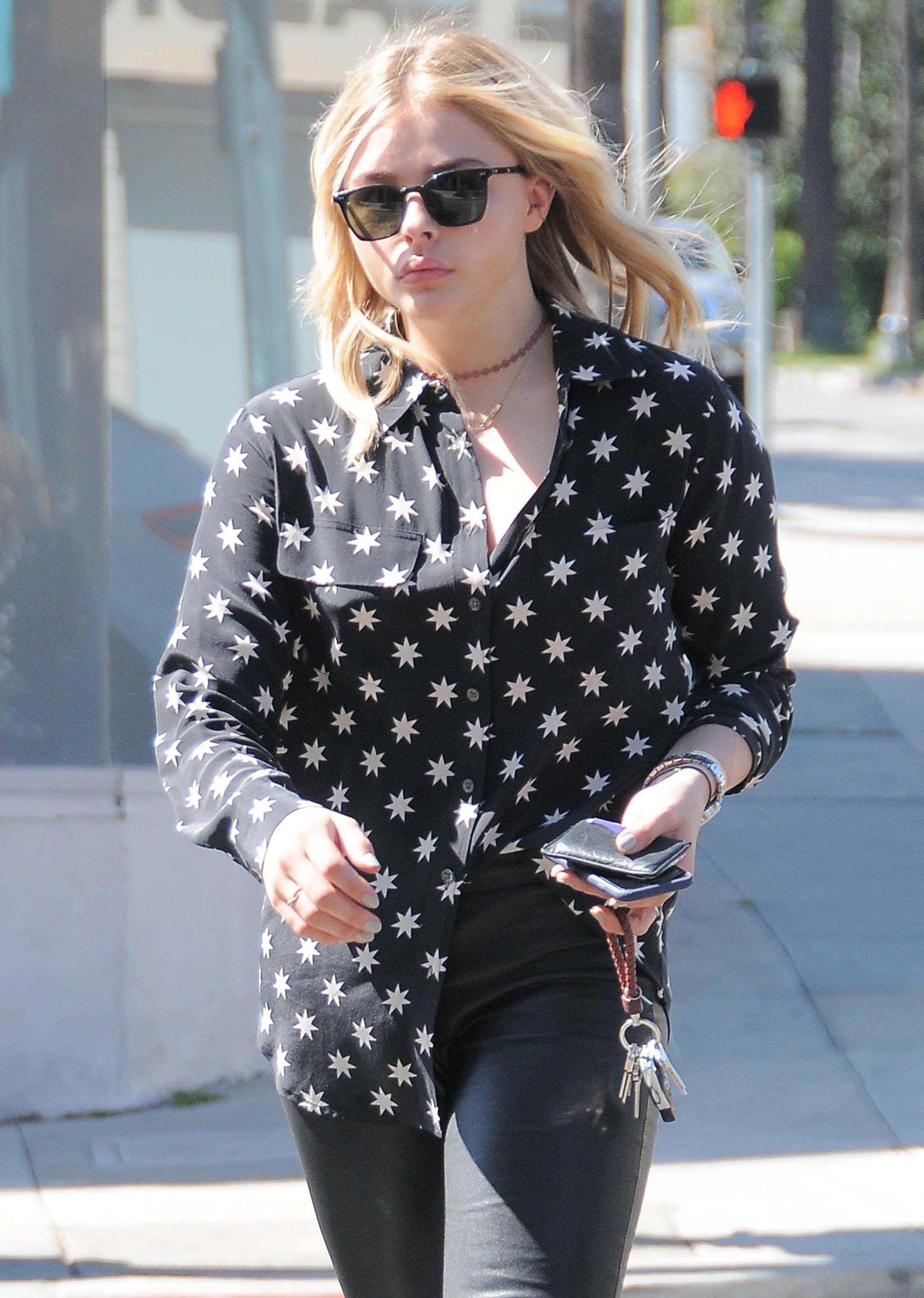 Chloe Moretz shopping at Rite Aid in Beverly Hills