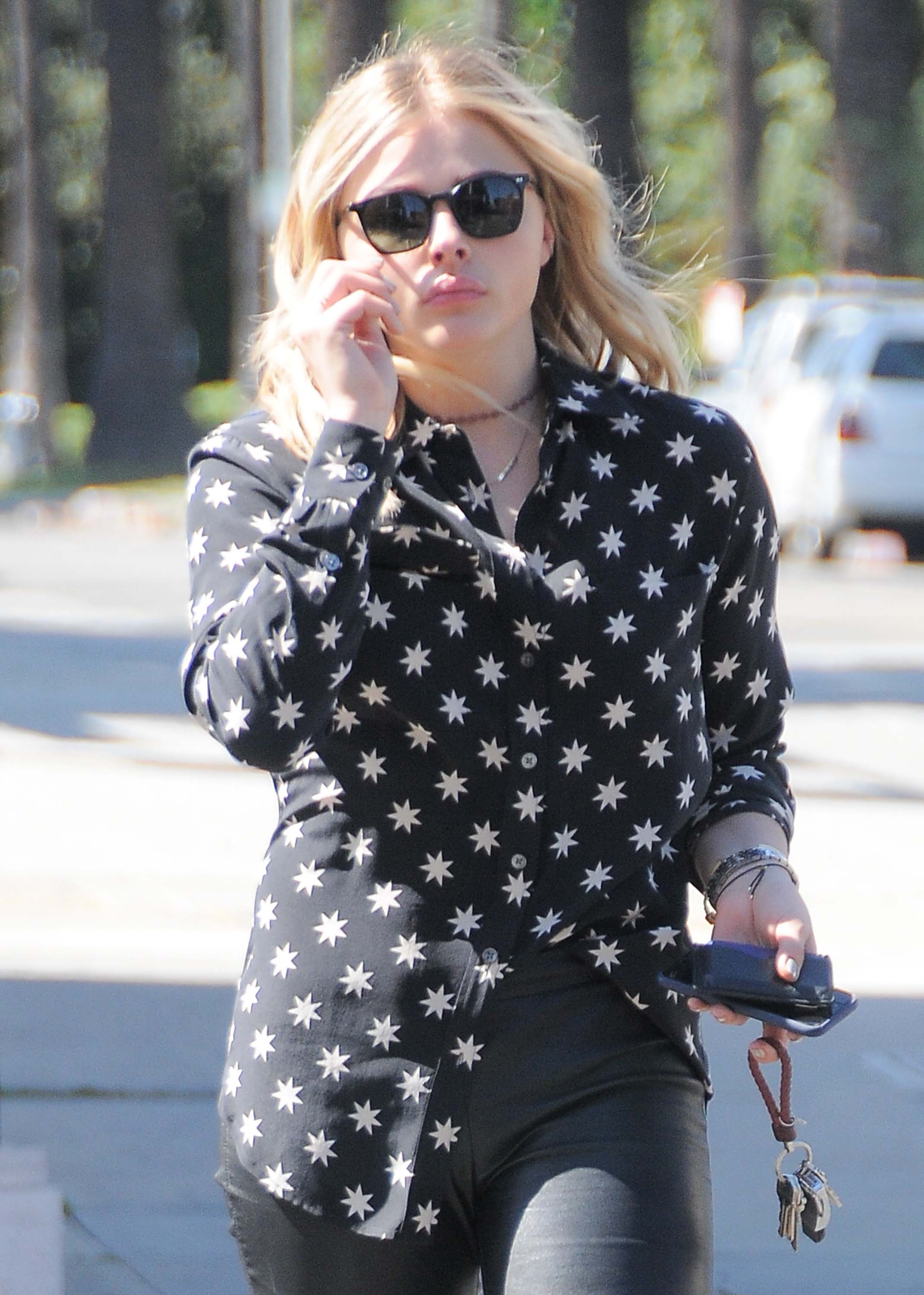 Chloe Moretz shopping at Rite Aid in Beverly Hills