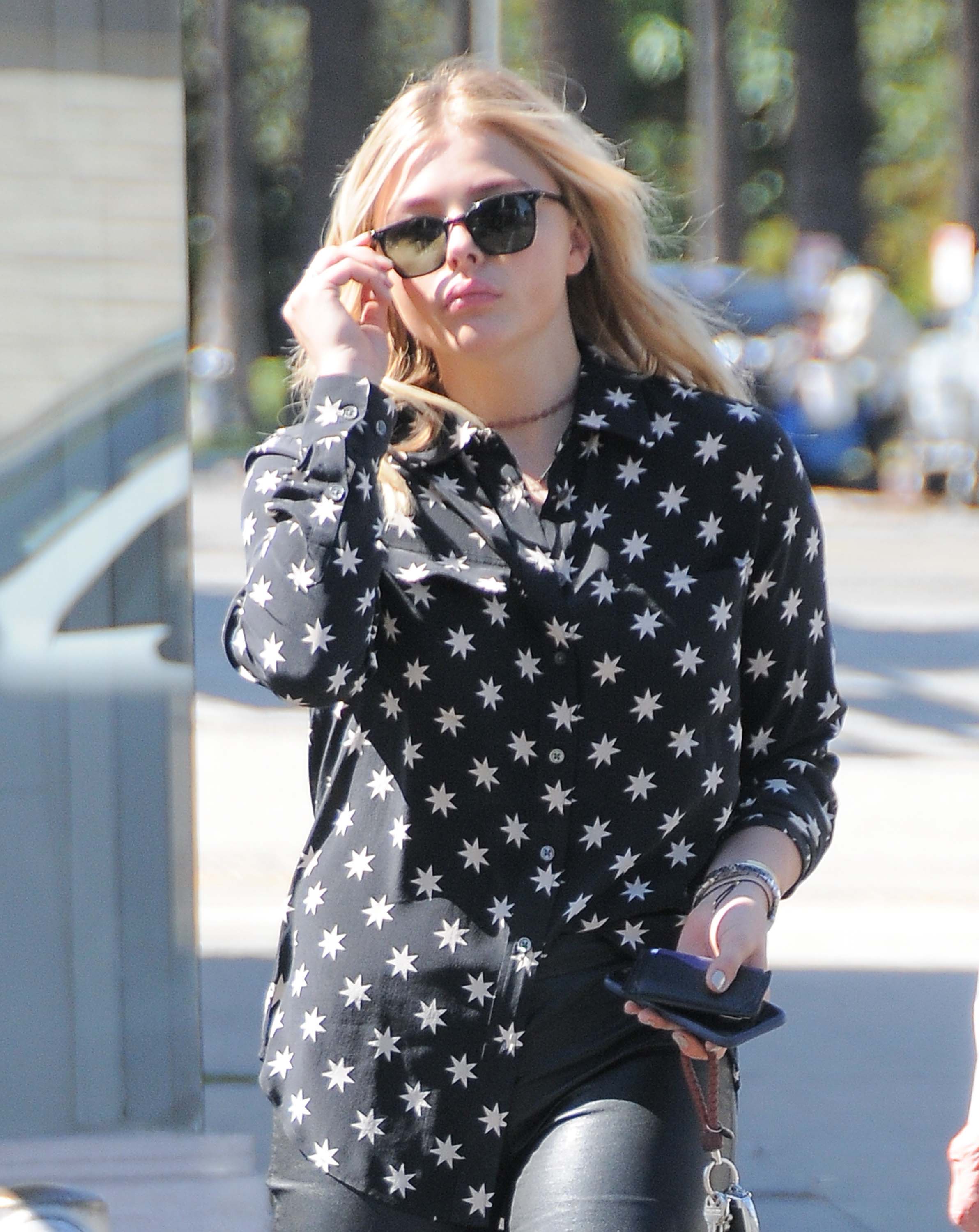 Chloe Moretz shopping at Rite Aid in Beverly Hills