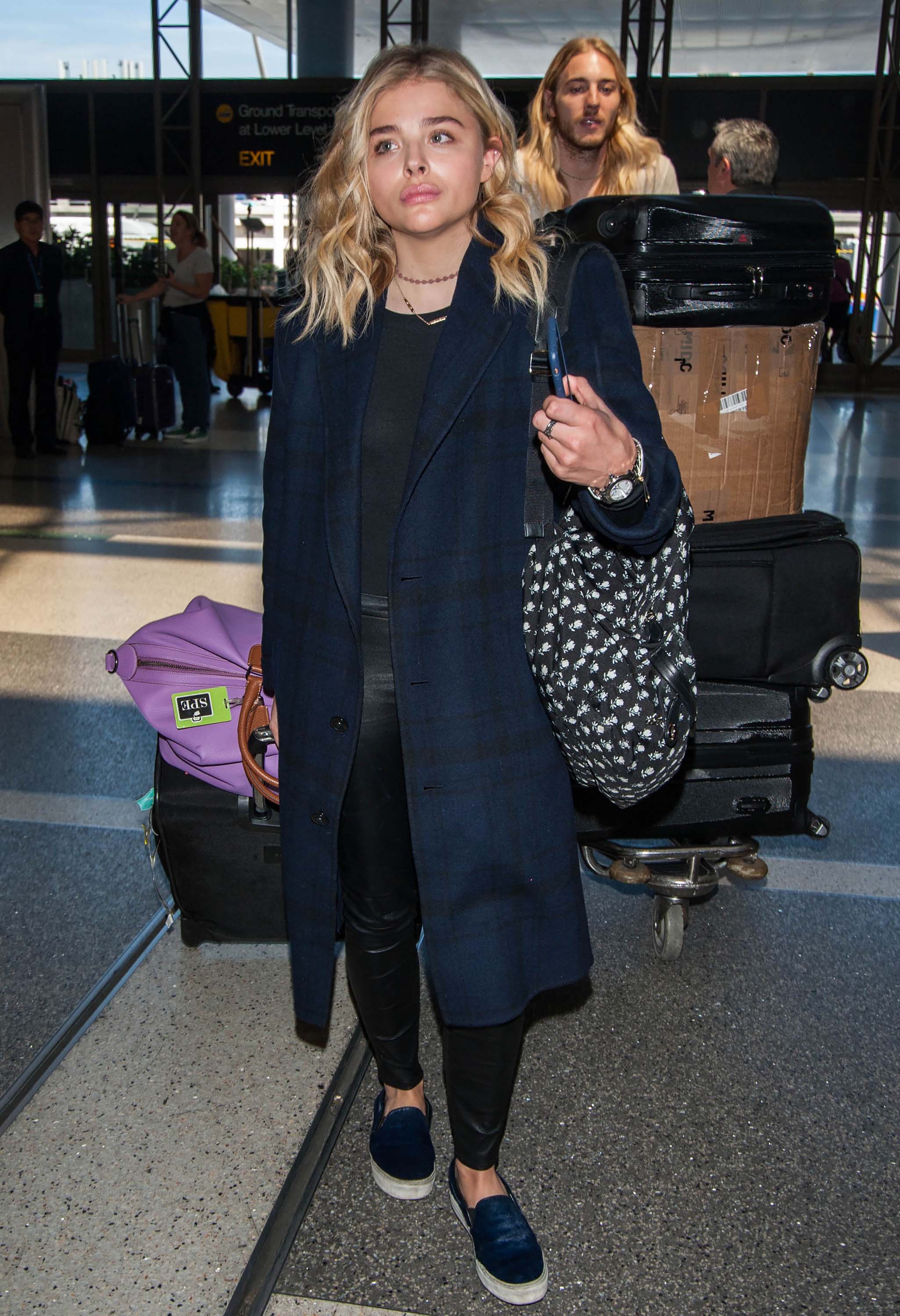 Chloe Moretz at LAX