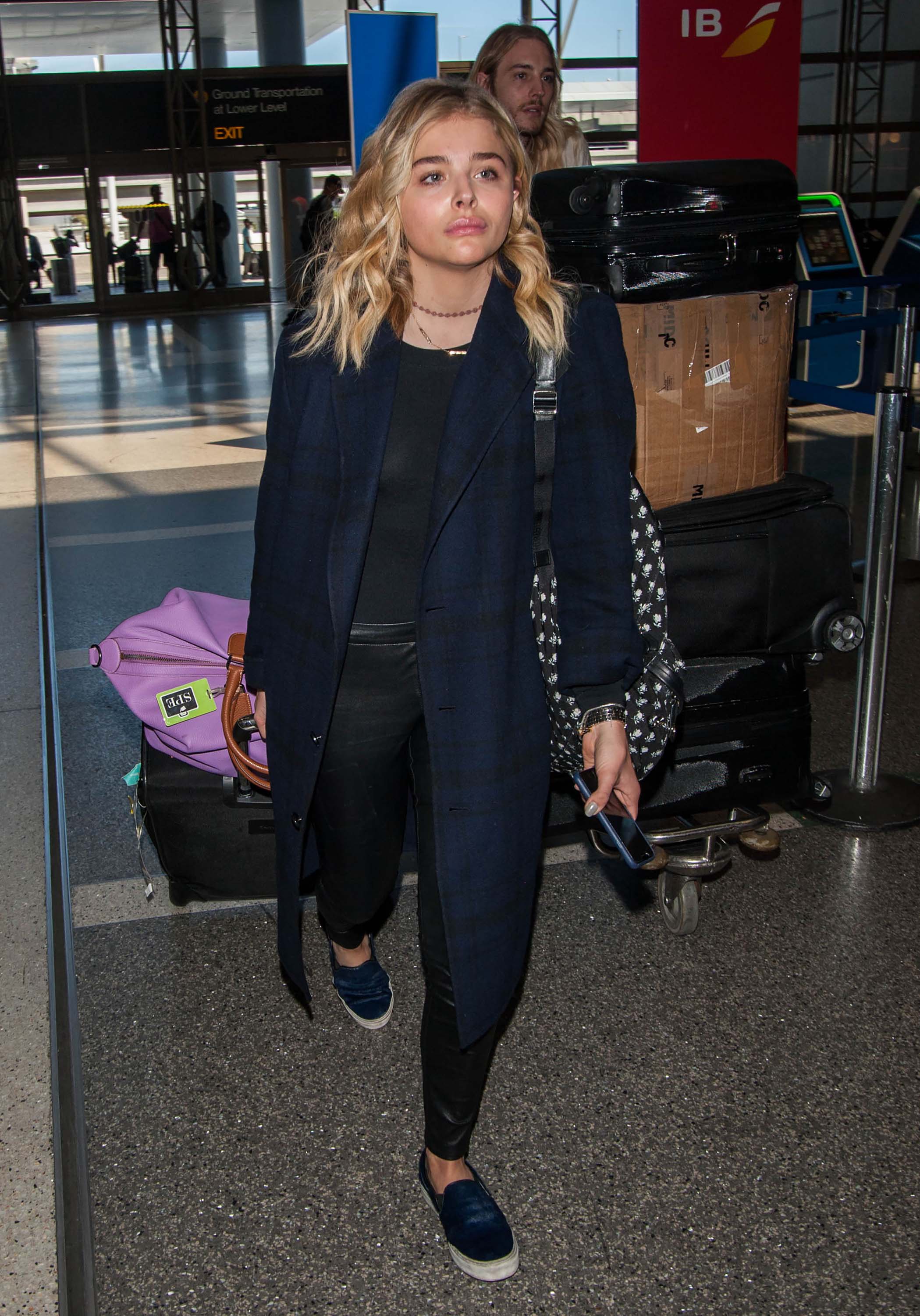 Chloe Moretz at LAX